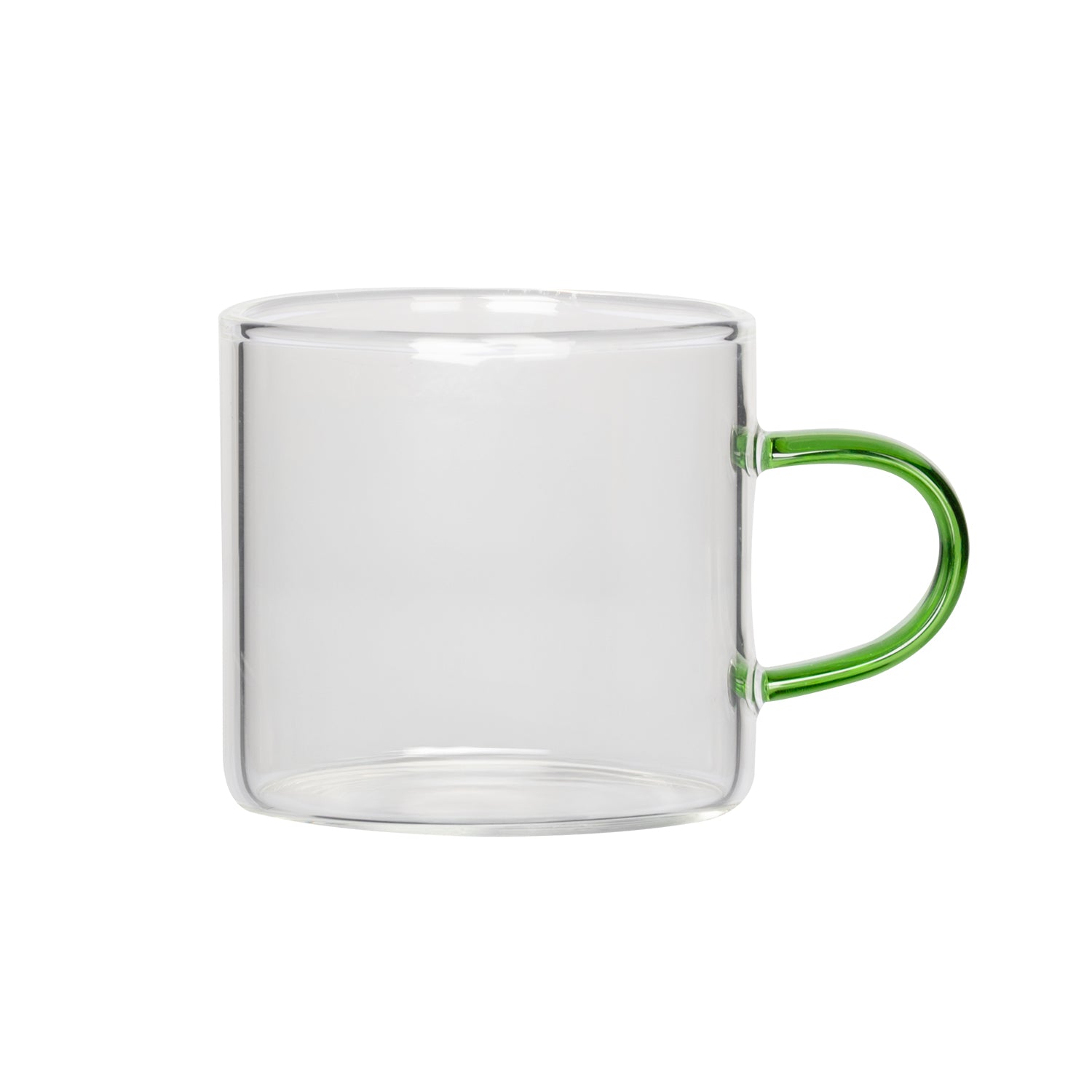 GUSTO CASA - Set 6 Tazzine da Caffè Coffee Break in Vetro Borosilicato 9 cl
