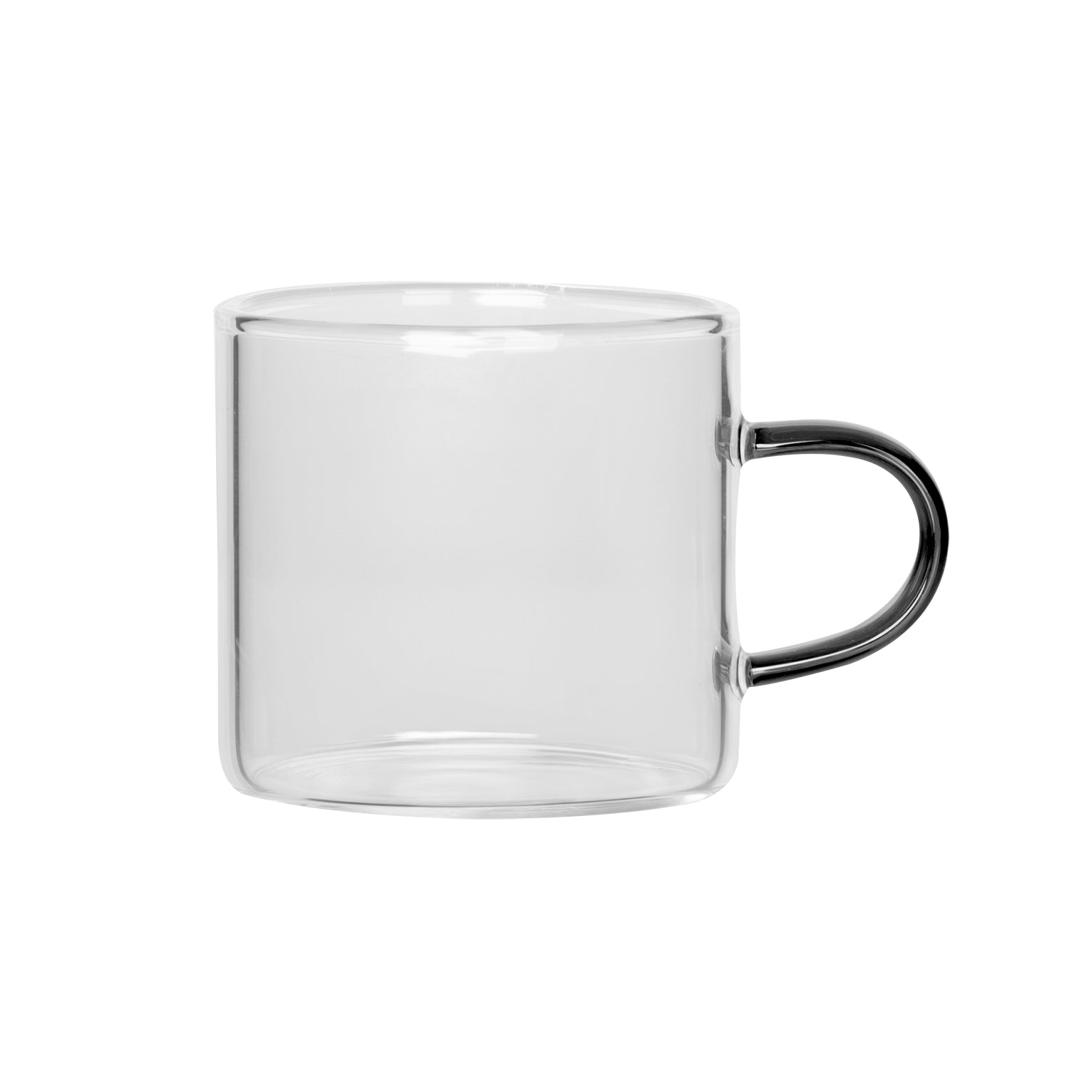 GUSTO CASA - Set 6 Tazzine da Caffè Coffee Break in Vetro Borosilicato 9 cl