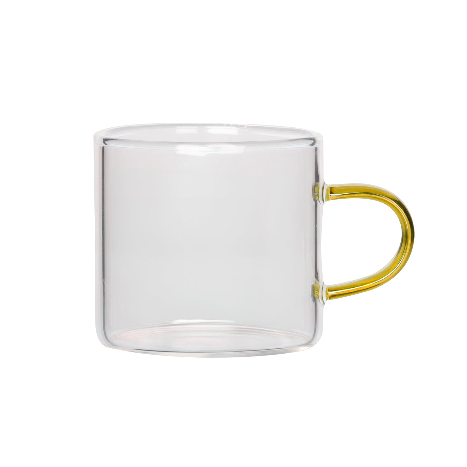 GUSTO CASA - Set 6 Tazzine da Caffè Coffee Break in Vetro Borosilicato 9 cl