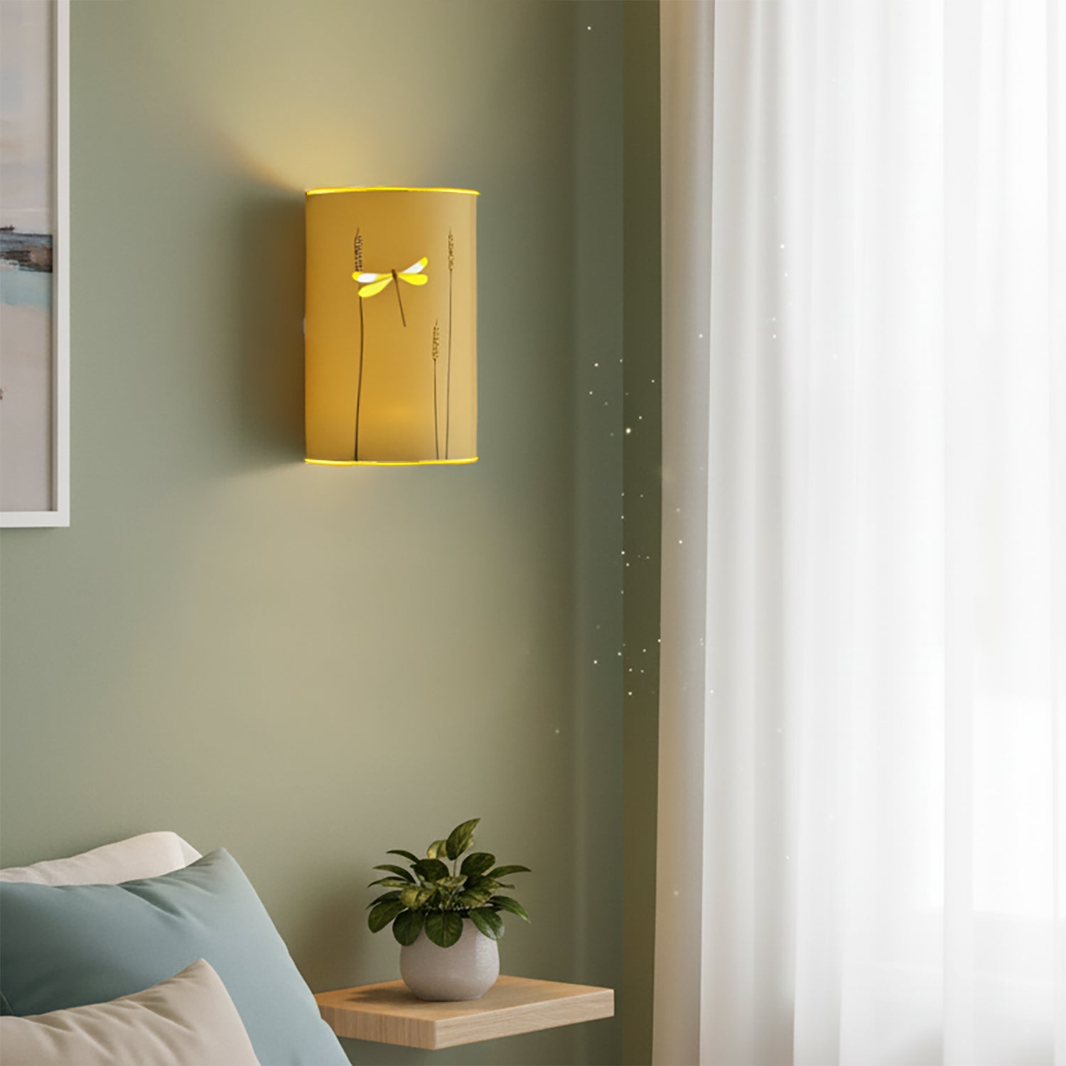 DICTROLUX - Lampada LED Secret Dream in Carta Telata Olandese h20 cm
