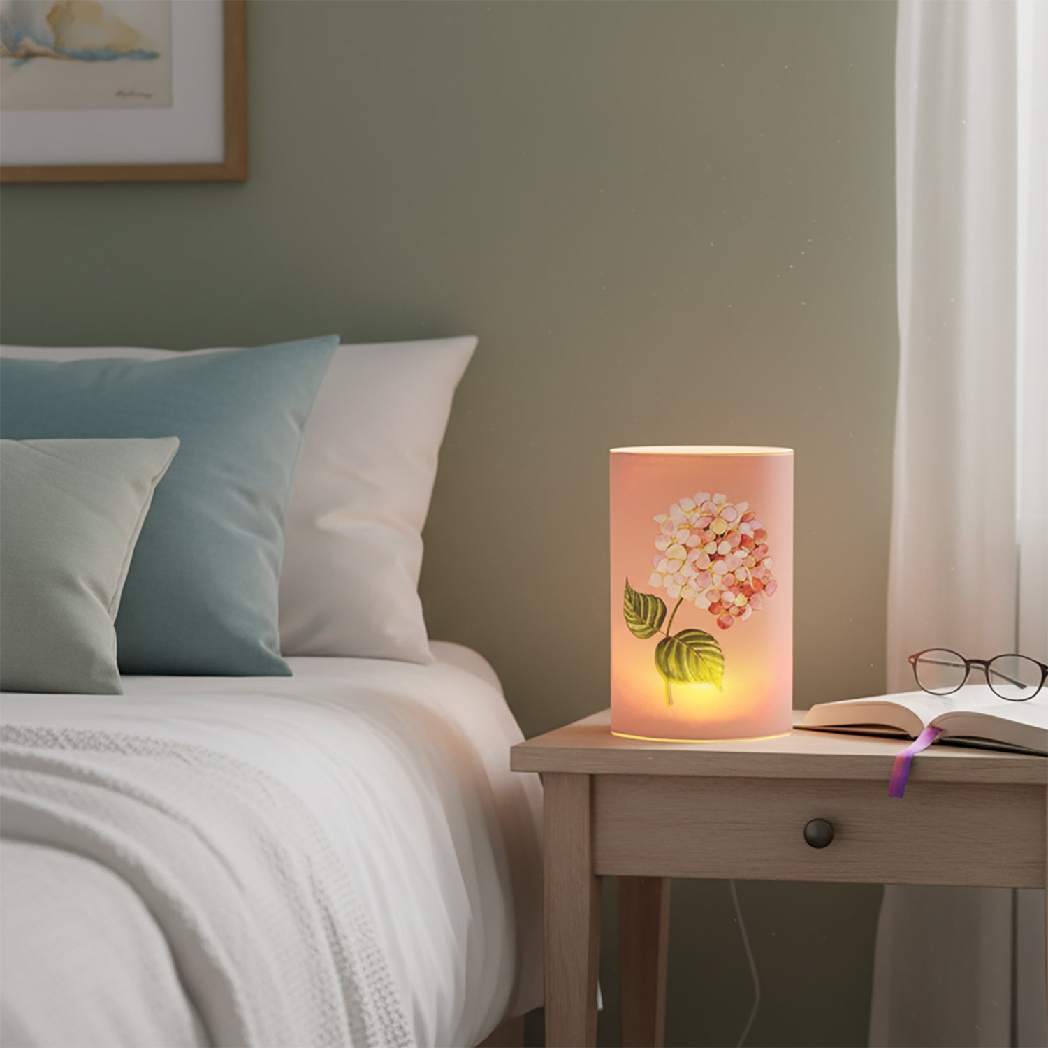 DICTROLUX - Lampada LED Secret Dream in Carta Telata Olandese h20 cm
