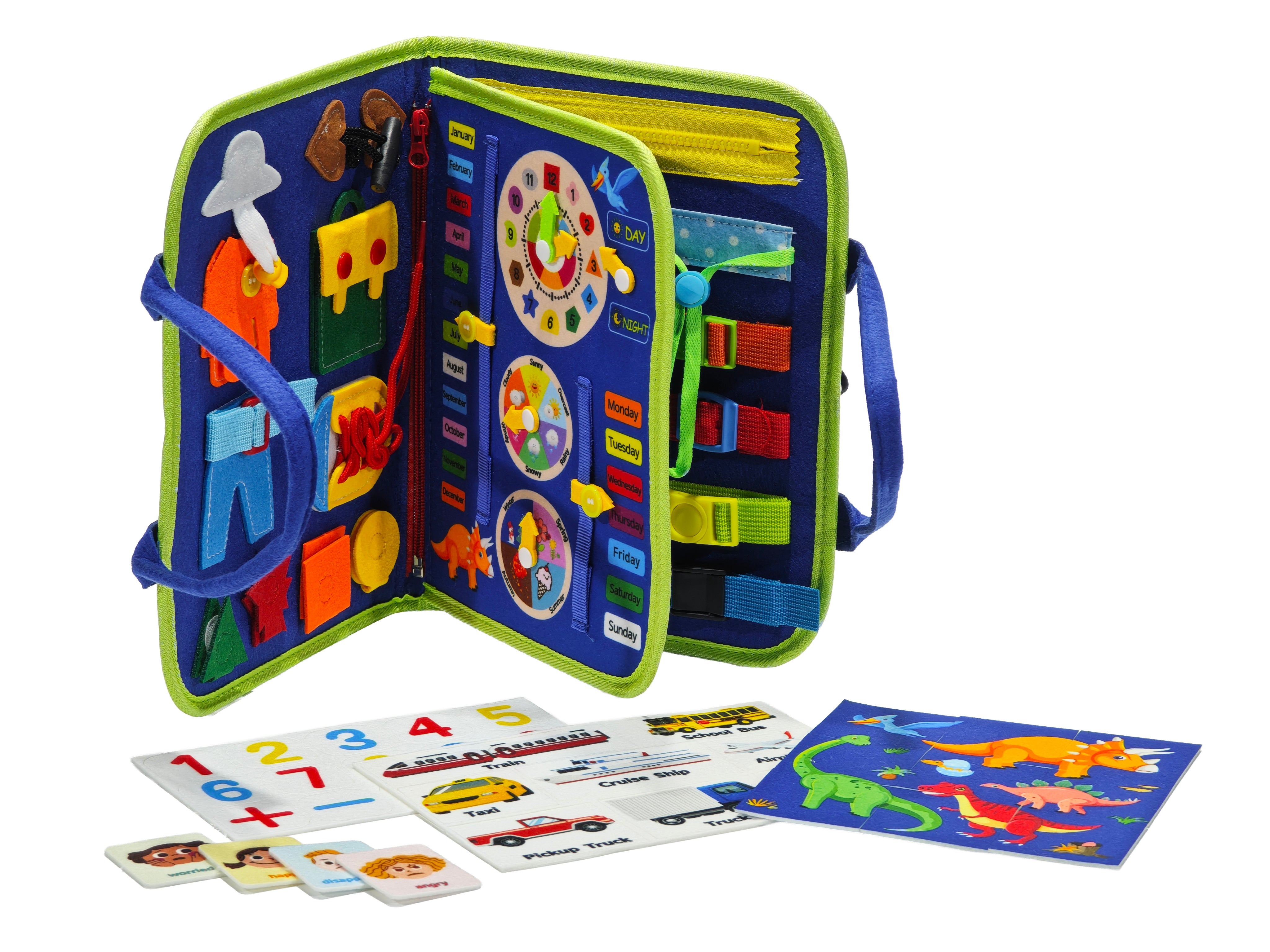 TU GIOCHI - Touch & Play Book, Libro Educativo Montessori 18+