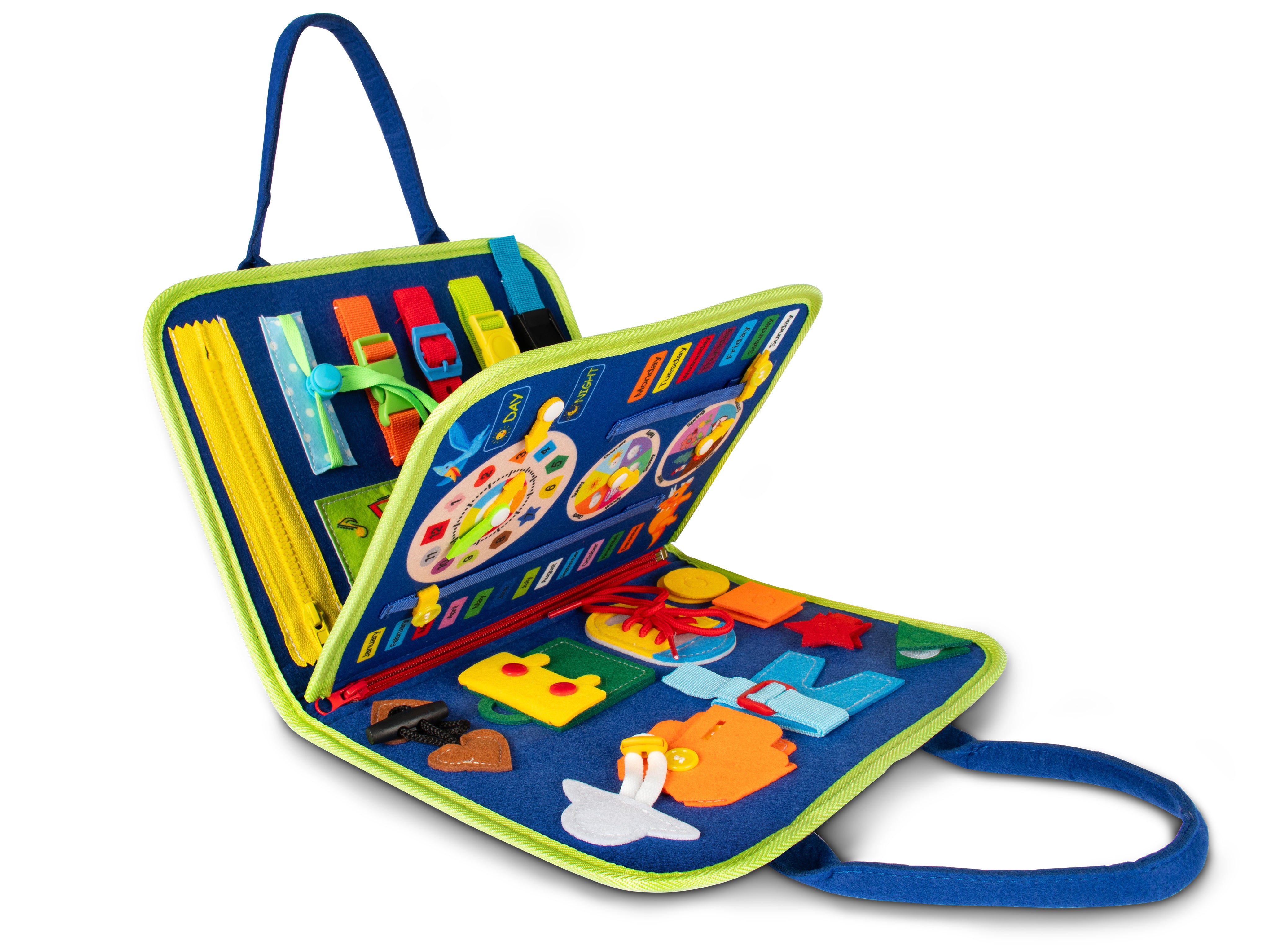 TU GIOCHI - Touch & Play Book, Libro Educativo Montessori 18+