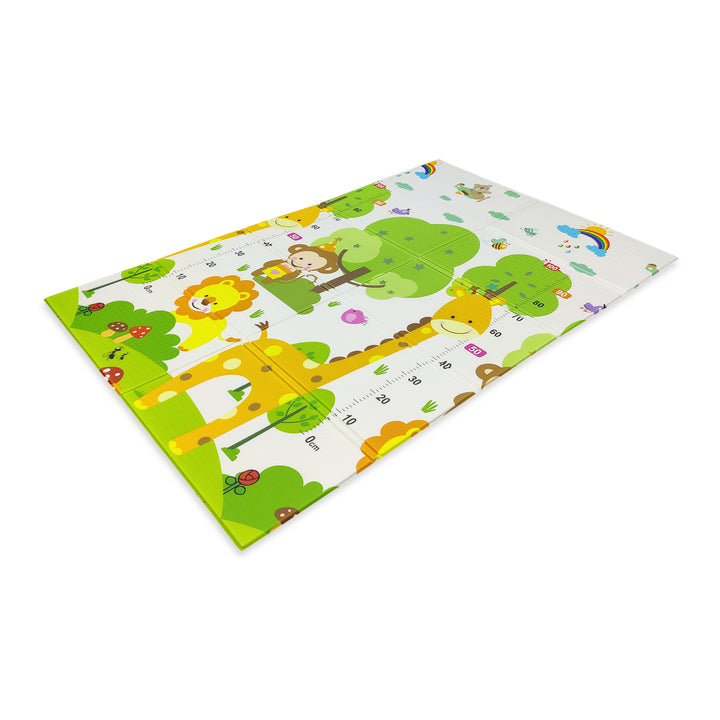 TU GIOCHI - Tappetino Reversibile per Bambini 120x180 cm - Gioca & Impara