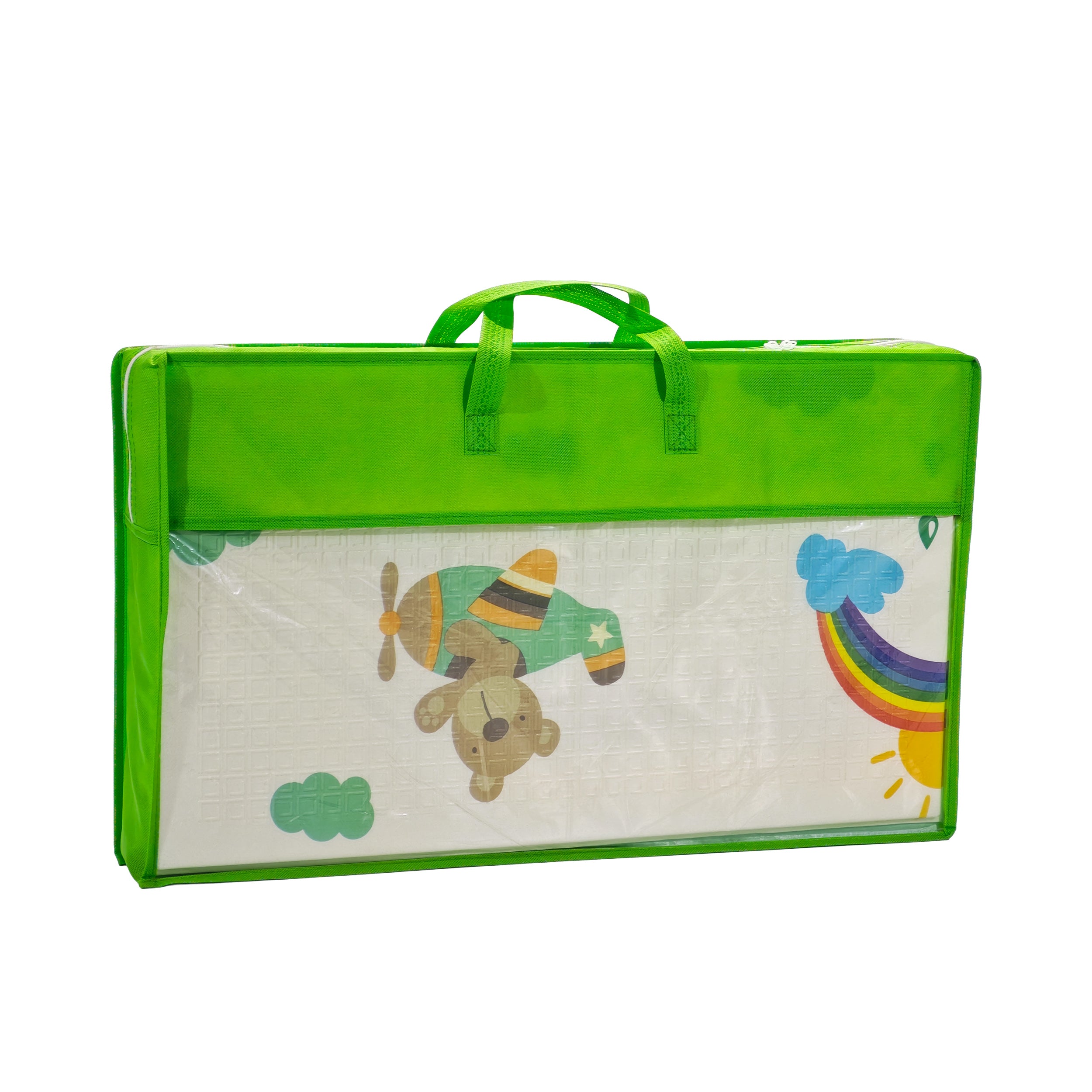 TU GIOCHI - Tappetino Reversibile per Bambini 180x200 cm - Gioca & Impara