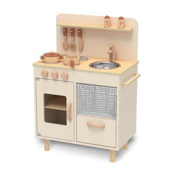 TU GIOCHI - Cucina in legno Little Chef Linea Wood World - h74x51x29 cm