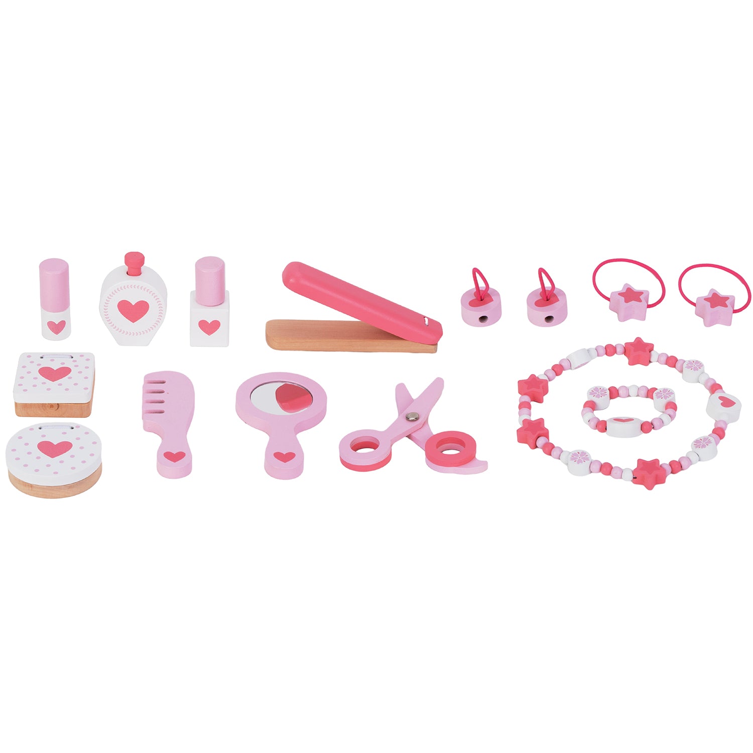 TU GIOCHI - Toeletta in legno Pretty Girl Linea Wood World - h84x47x29 cm