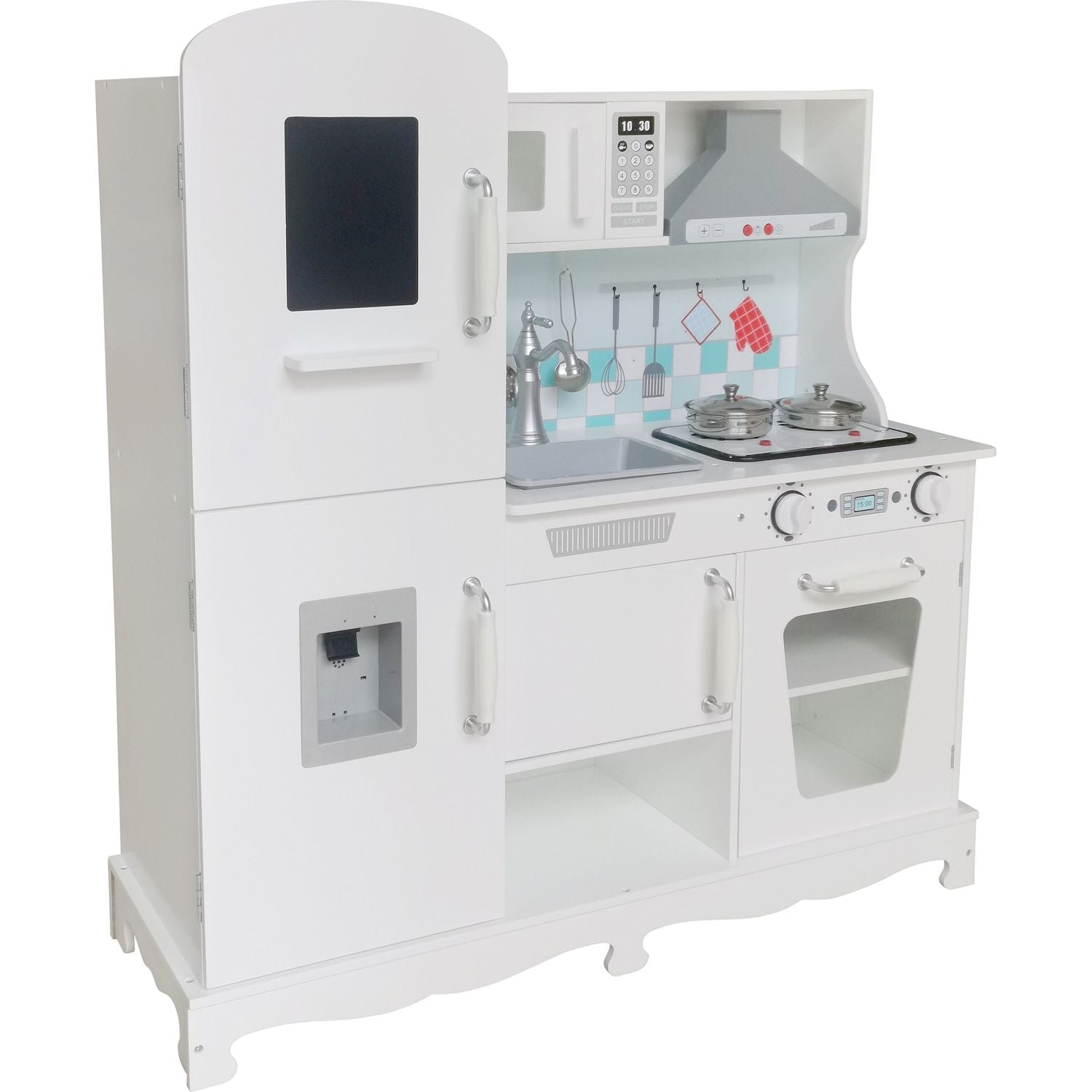 TU GIOCHI - Cucina in legno Grande Cuoco Linea Wood World - h92x88x29 cm