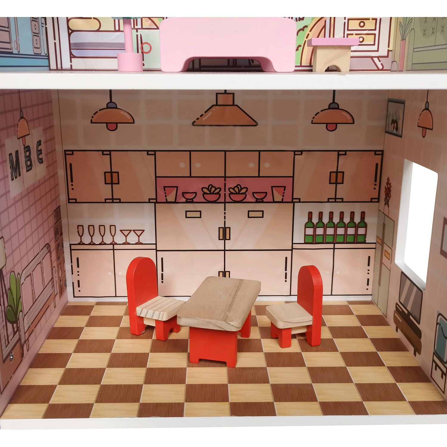 TU GIOCHI - Cucina in legno Dolce Casa Linea Wood World - h78x73x23 cm