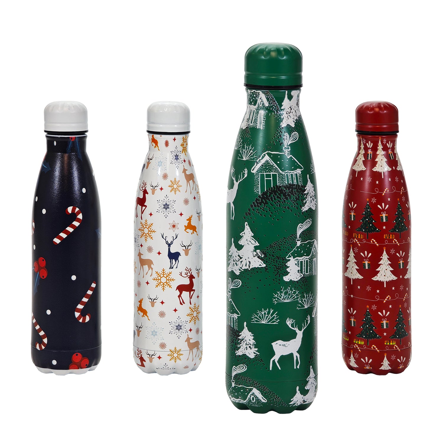 VESTIAMO CASA GRAN NATALE - Bottiglia Termica Natalizia in Acciaio Inox BPA Free 500 ml