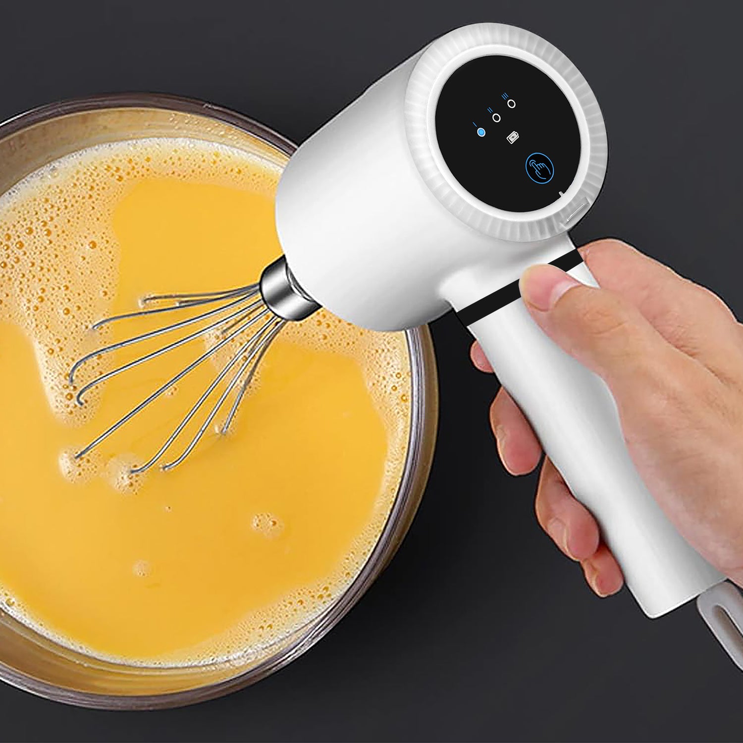 DICTROLUX - Sbattitore Elettrico Ricaricabile USB 20 Watt