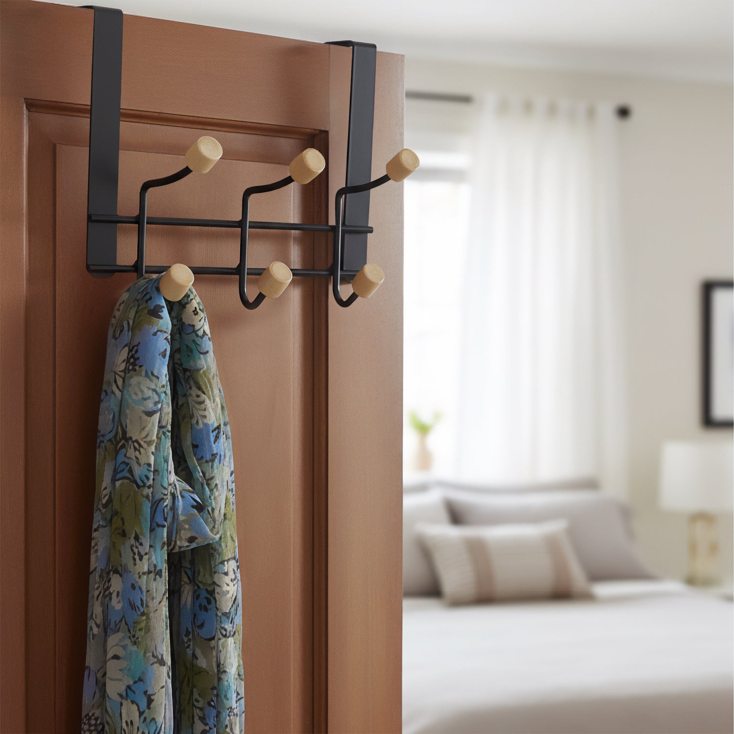 VESTIAMO CASA - Appendiabiti da Porta con 6 Ganci