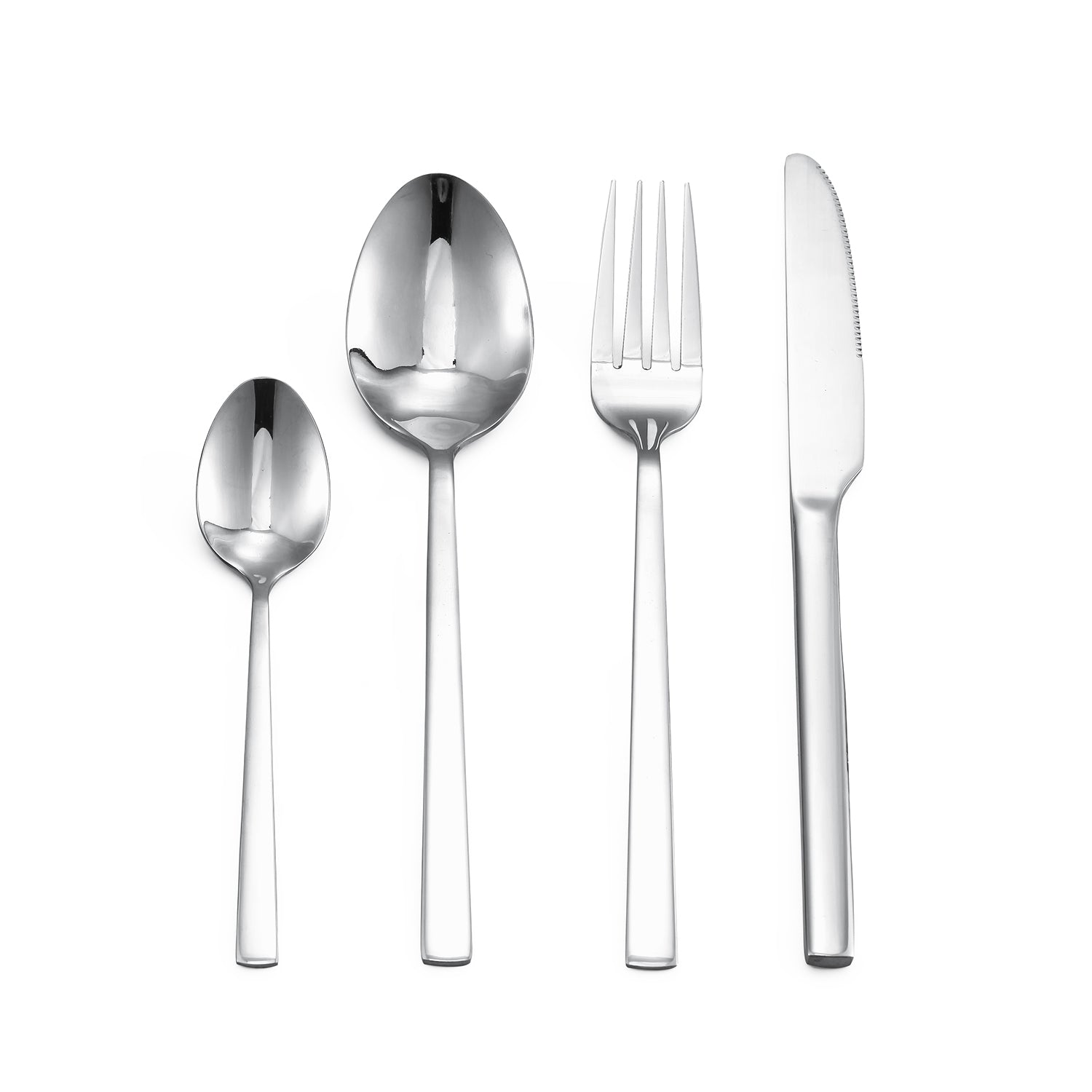GUSTO CASA - Set Posate Anice 16 Pezzi in Acciaio Inox