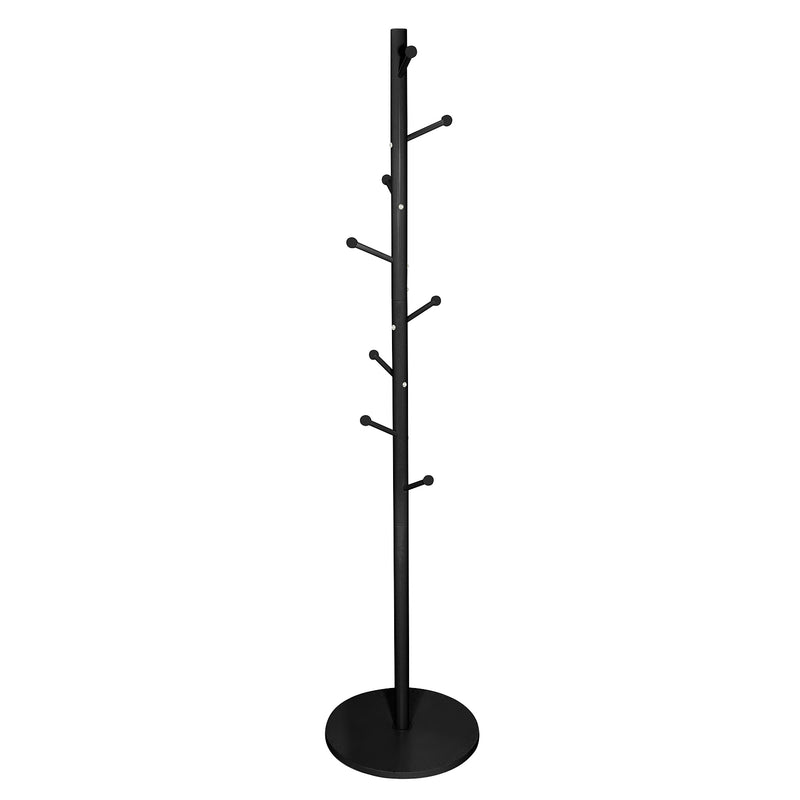 Appendiabi autoportante da 45 * 170 cm con 6 ganci e ruote Appendiabi per vesti e cappelli Cappello Sciarpa Borsa portaoggetti Hange  1503
