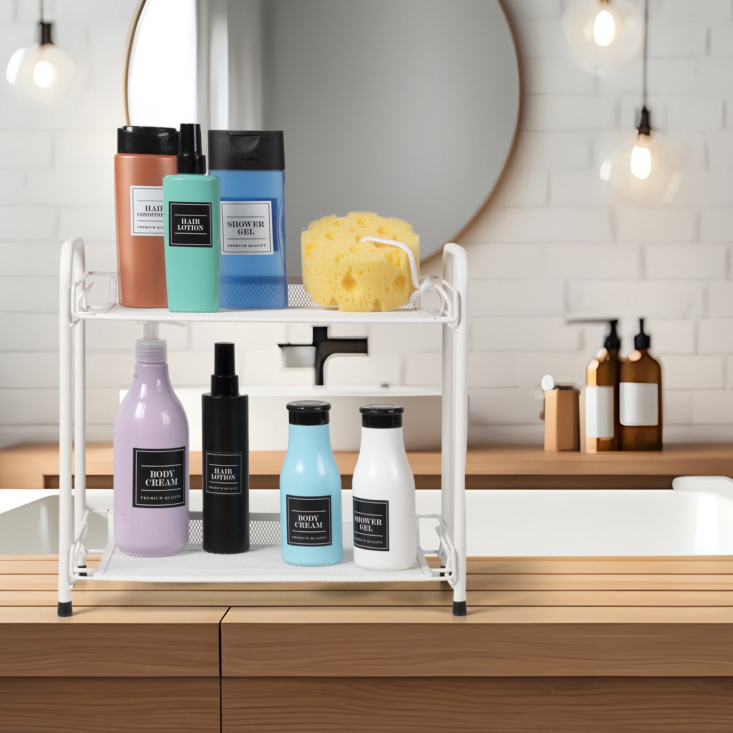 VESTIAMO CASA - Mensola Salvaspazio Mathilde White