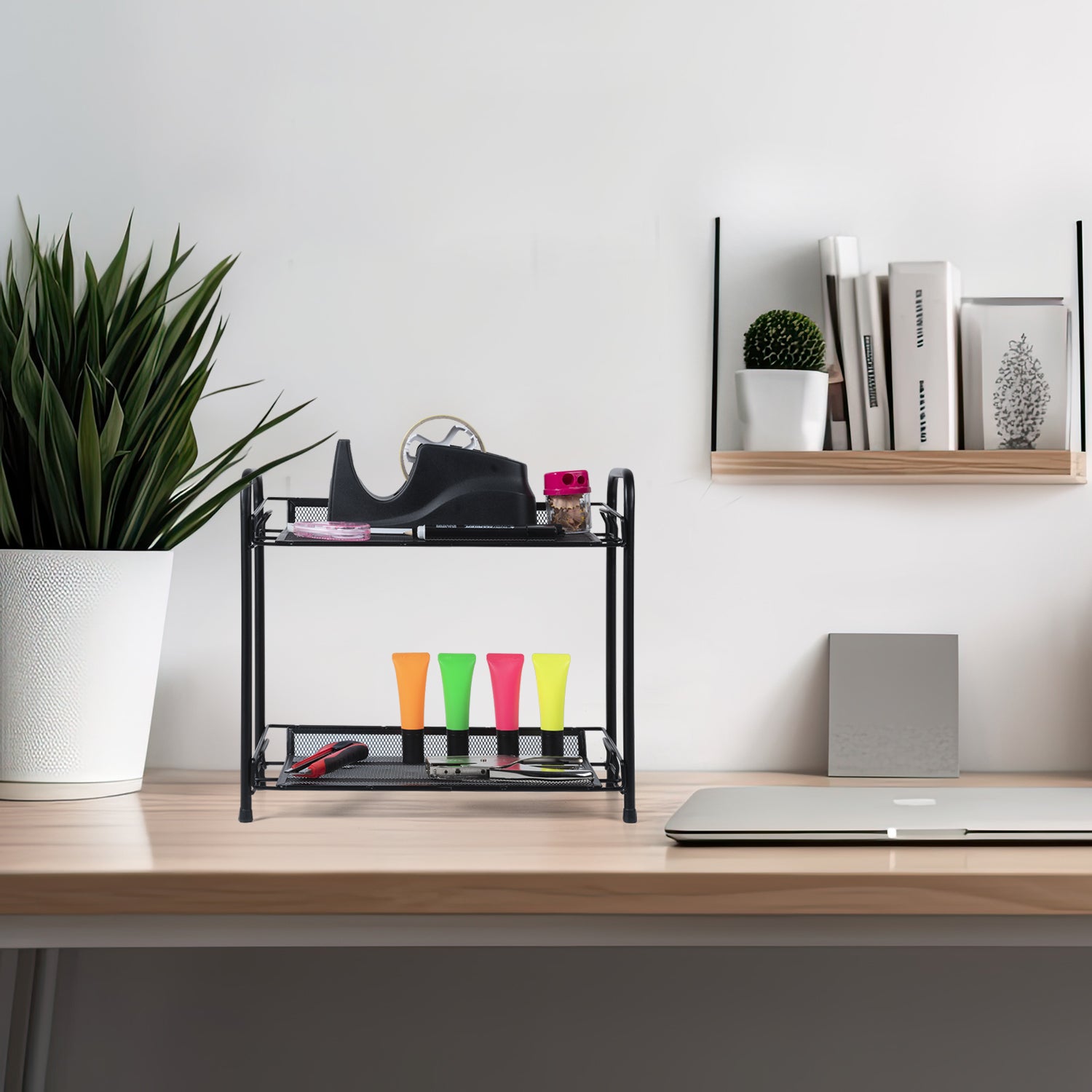 VESTIAMO CASA - Mensola Salvaspazio Mathilde Black