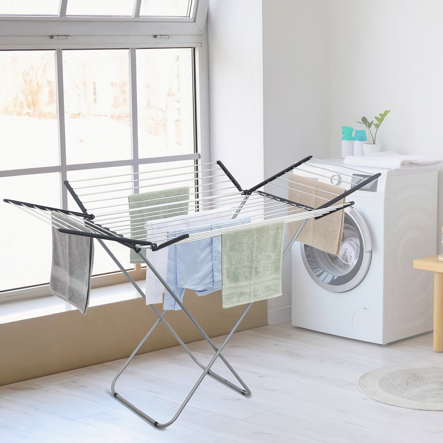 VESTIAMO CASA - Stendibiancheria da pavimento Attica - 25 metri di stenditura