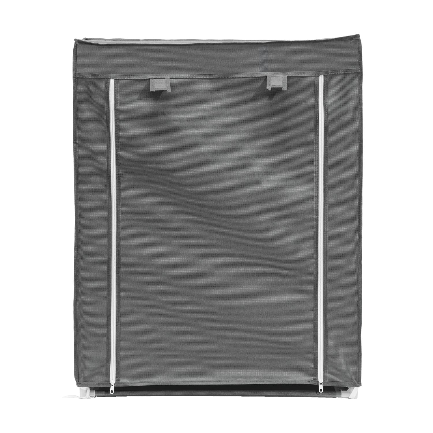 VESTIAMO CASA - Scarpiera 3 Ripiani in Metallo e TNT 9 Posti Grigio Scuro h80x60x30 cm