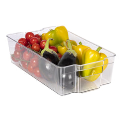 GUSTO CASA - Contenitore Frigo Trasparente Fresh Organizer - h9x32x21 cm