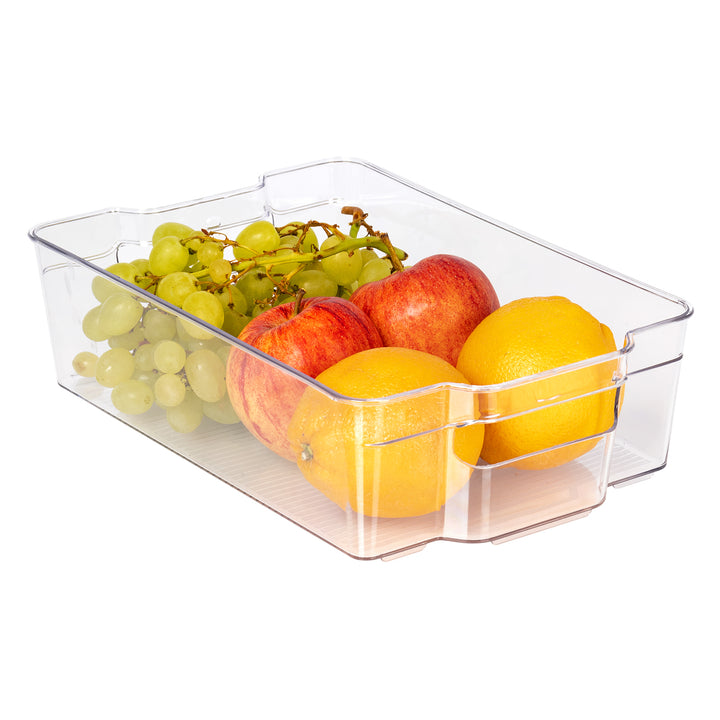 GUSTO CASA - Contenitore Frigo Trasparente Fresh Organizer - h10x37,5x21 cm