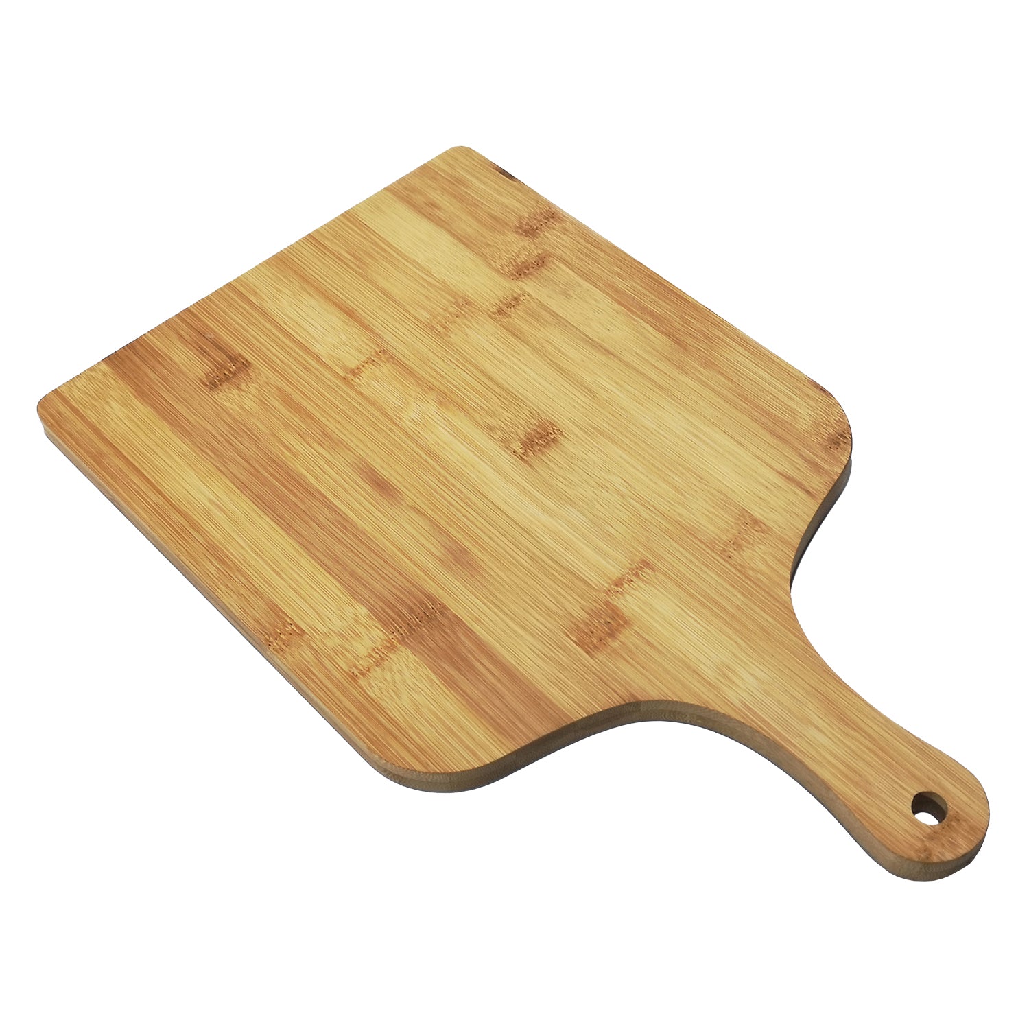 GUSTO CASA - Tagliere Rettangolare in Bamboo con Manico 40x24,5 cm
