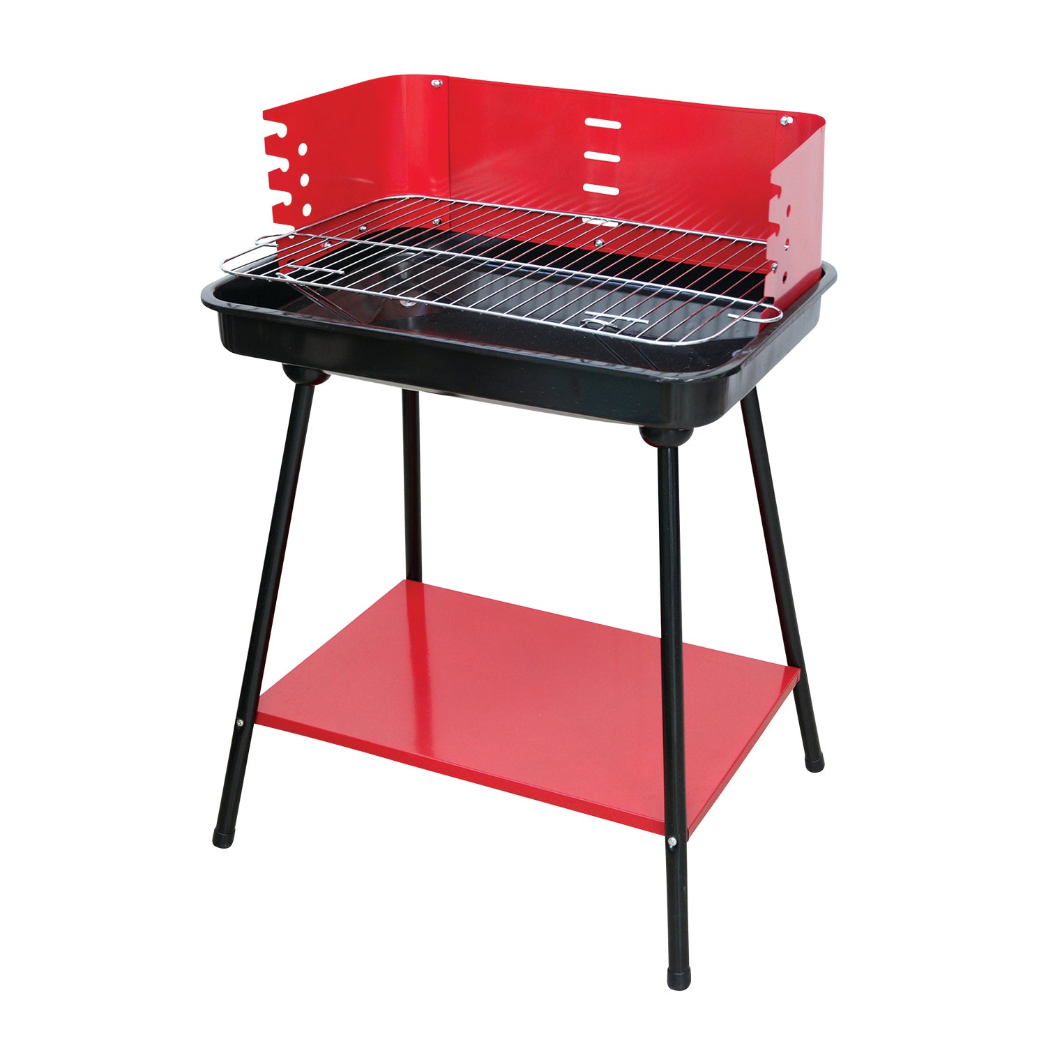 GUSTO CASA - Barbecue Rosso e Nero h82x58x38 cm