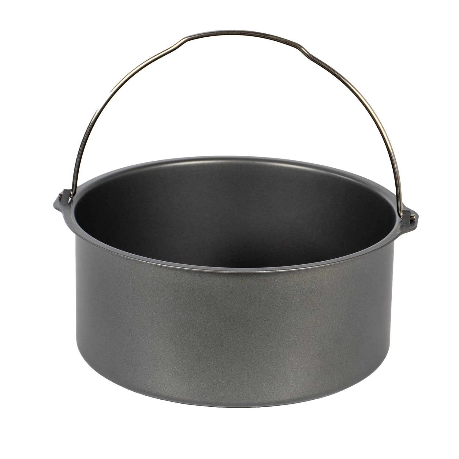 GUSTO CASA - Cestello per Friggitrice ad Aria con Manico h7,5 cm diametro 18 cm