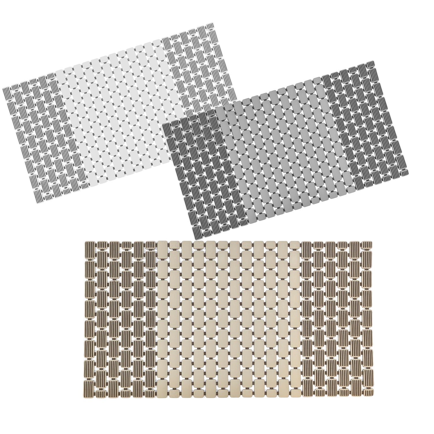 VESTIAMO CASA - Tappeto da bagno per doccia e vasca antiscivolo 74x37 cm