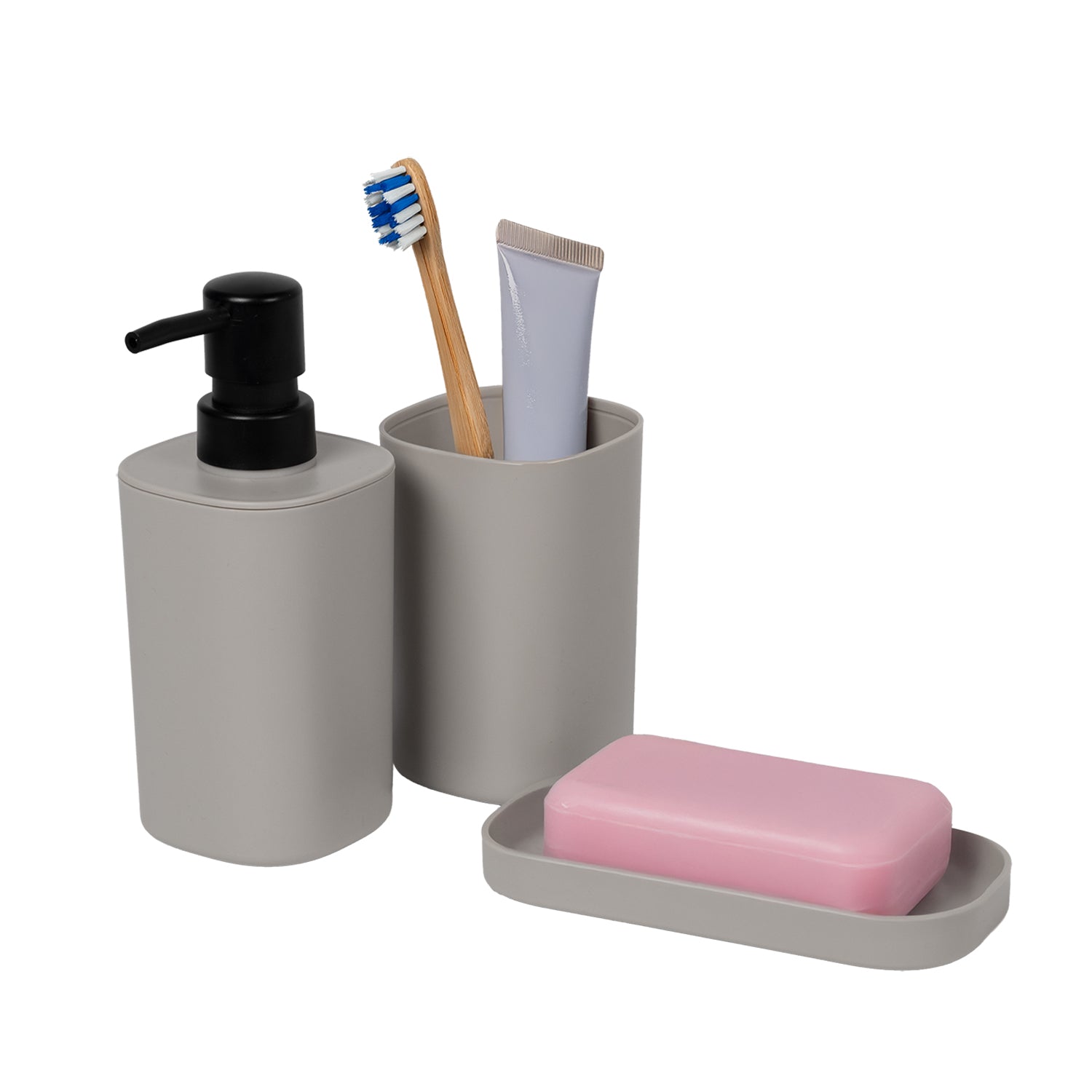 VESTIAMO CASA - Set Bagno 3 pezzi in Polipropilene