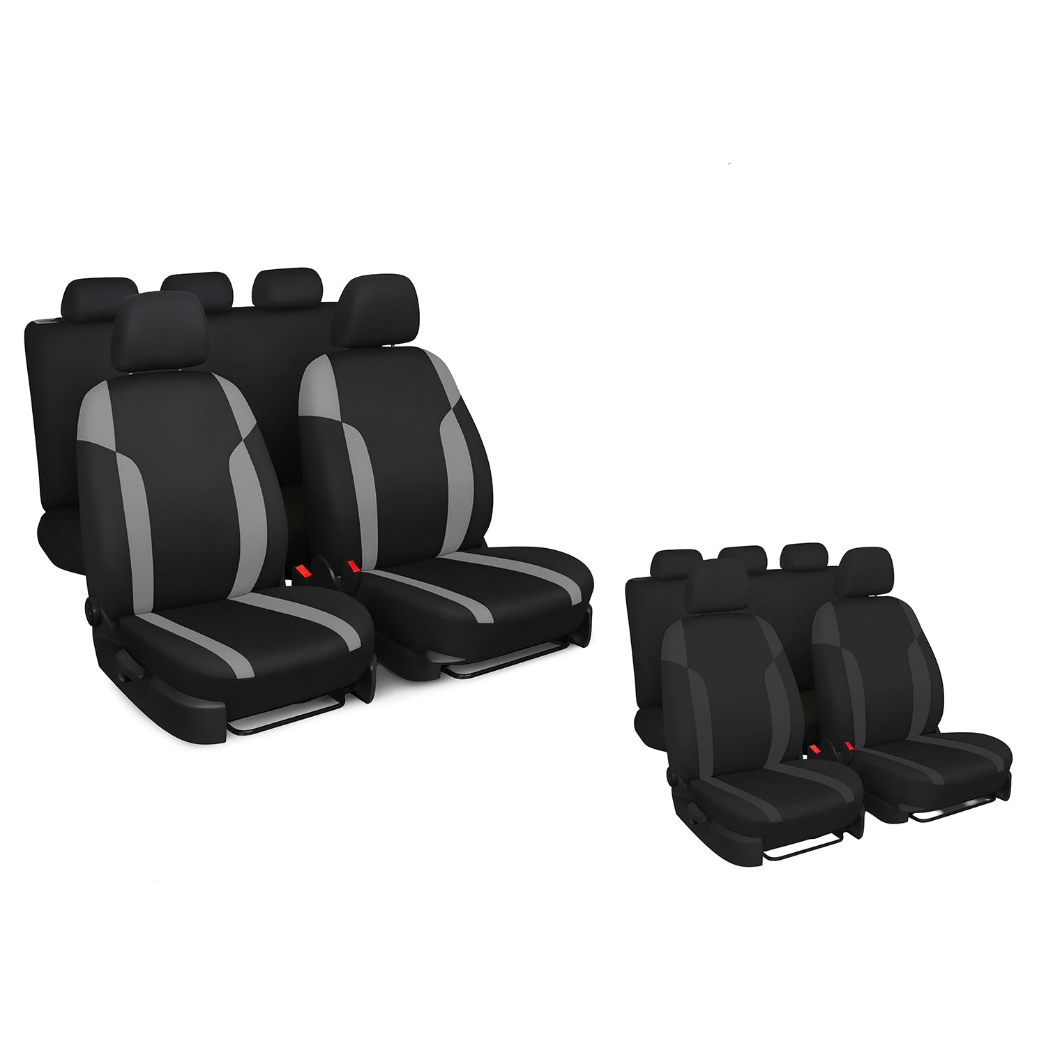 AUTO SPRINT - Set Coprisedili Auto Universali 11 Pezzi h30x13x27 cm
