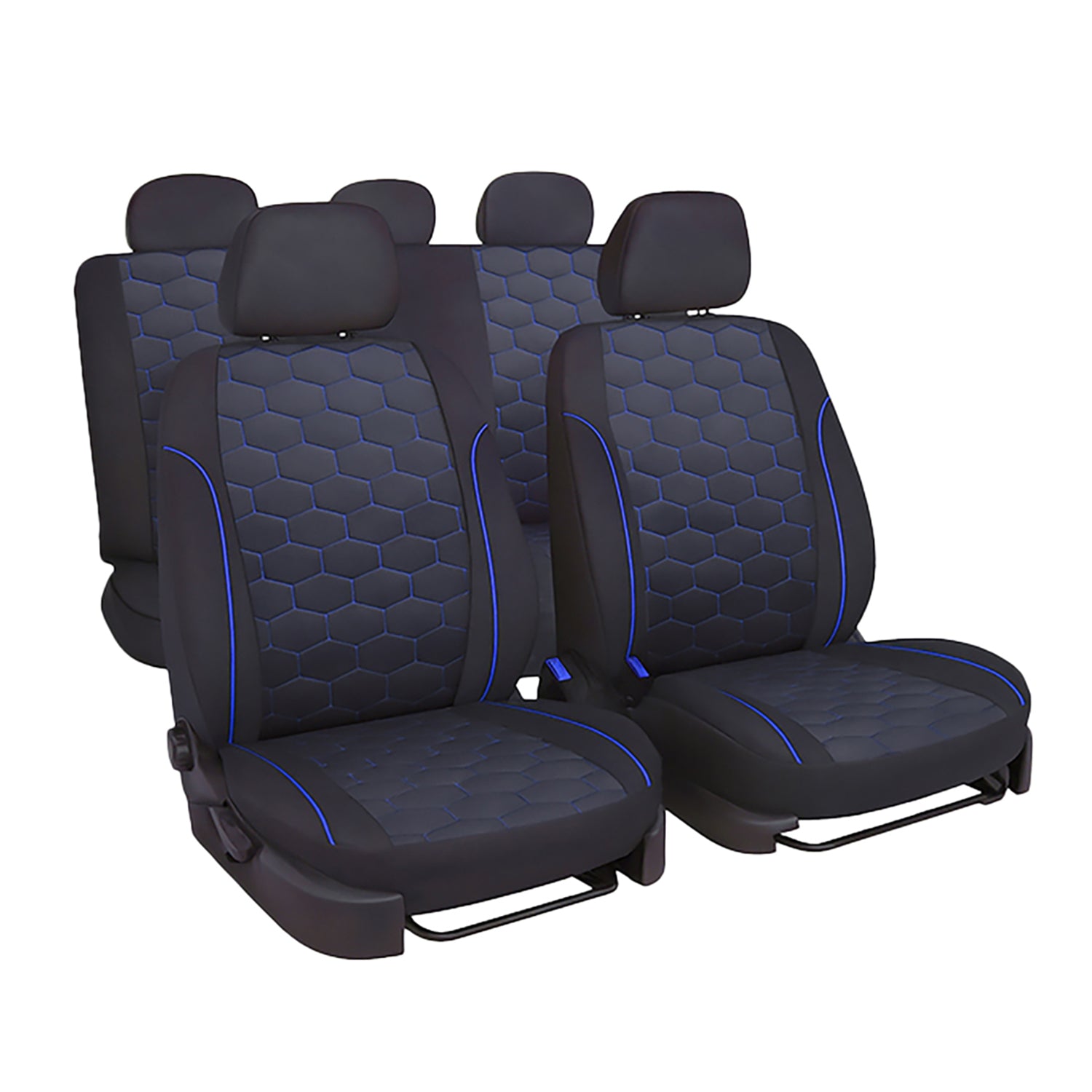 AUTO SPRINT - Set Coprisedili Auto Universali 11 Pezzi h48x10x35 cm