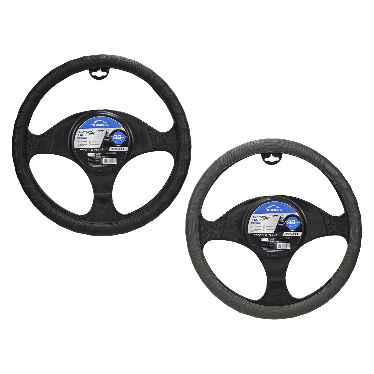 AUTO SPRINT - Coprivolante Effetto Pelle diametro 38 cm