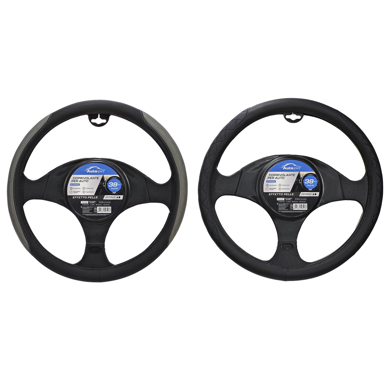 AUTO SPRINT - Coprivolante Effetto Pelle diametro 38 cm
