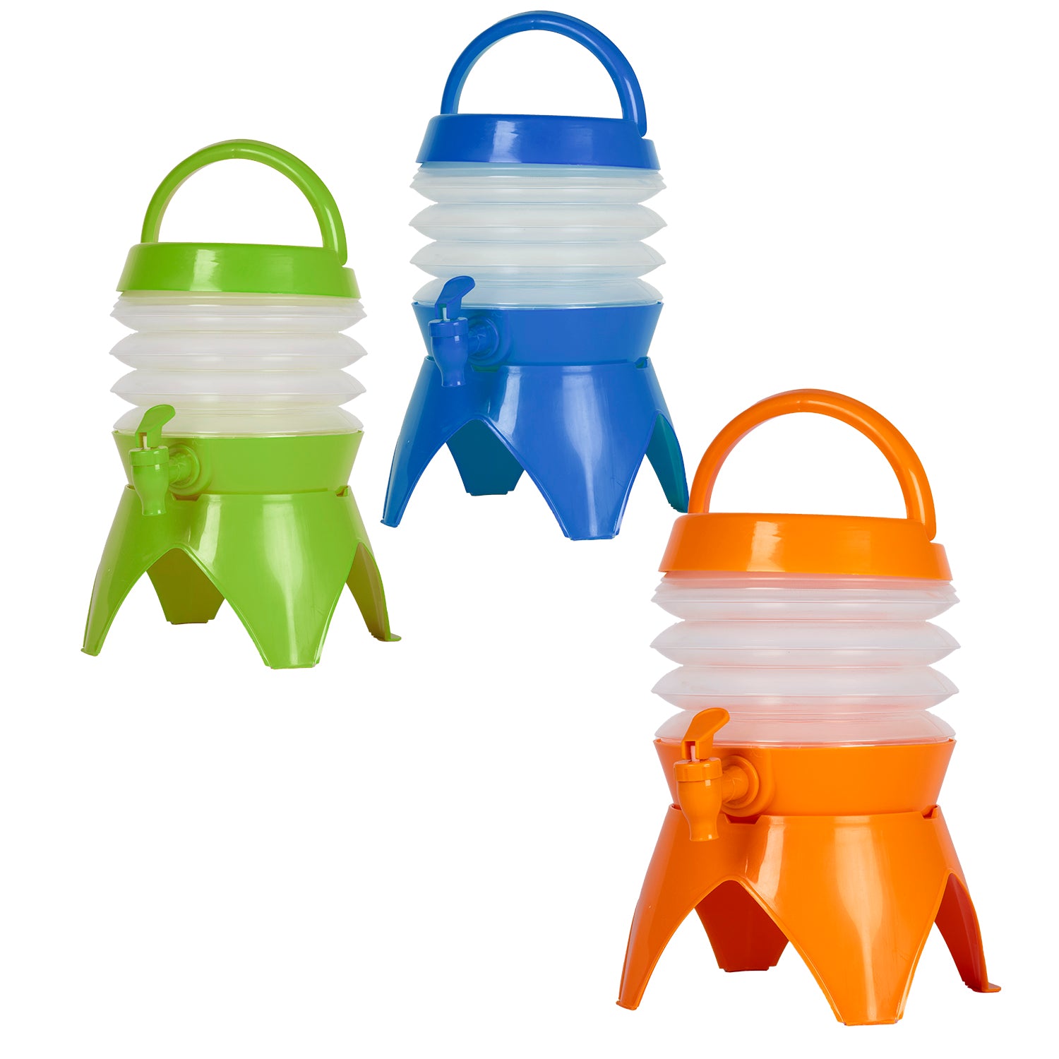 GUSTO CASA - Dispenser Bevande Pieghevole con Rubinetto 3,5 Litri