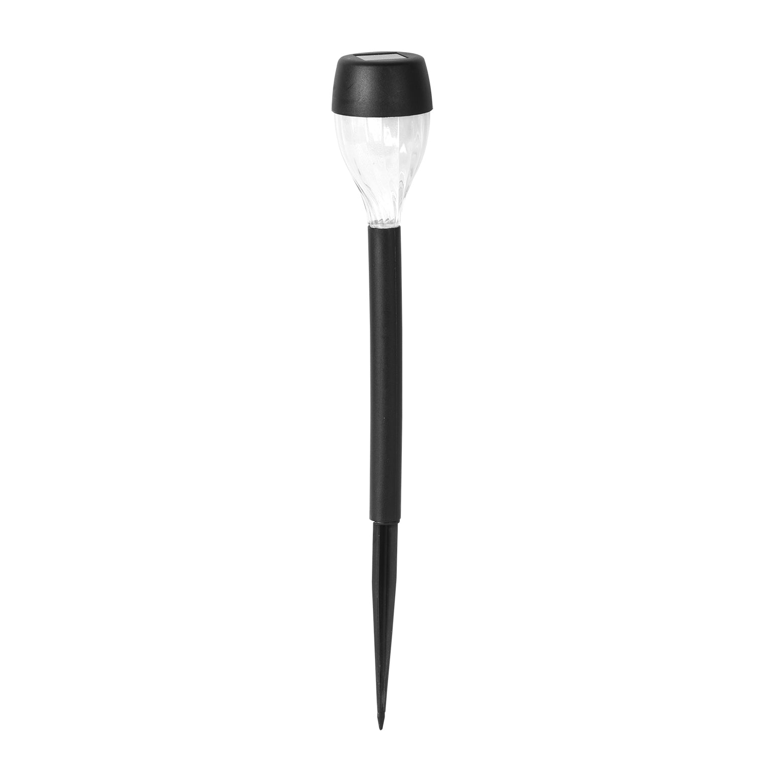 DICTROLUX - Set 5 Lampade Solari LED da Giardino con Picchetto Luce Calda - h32 cm diametro 4,5 cm