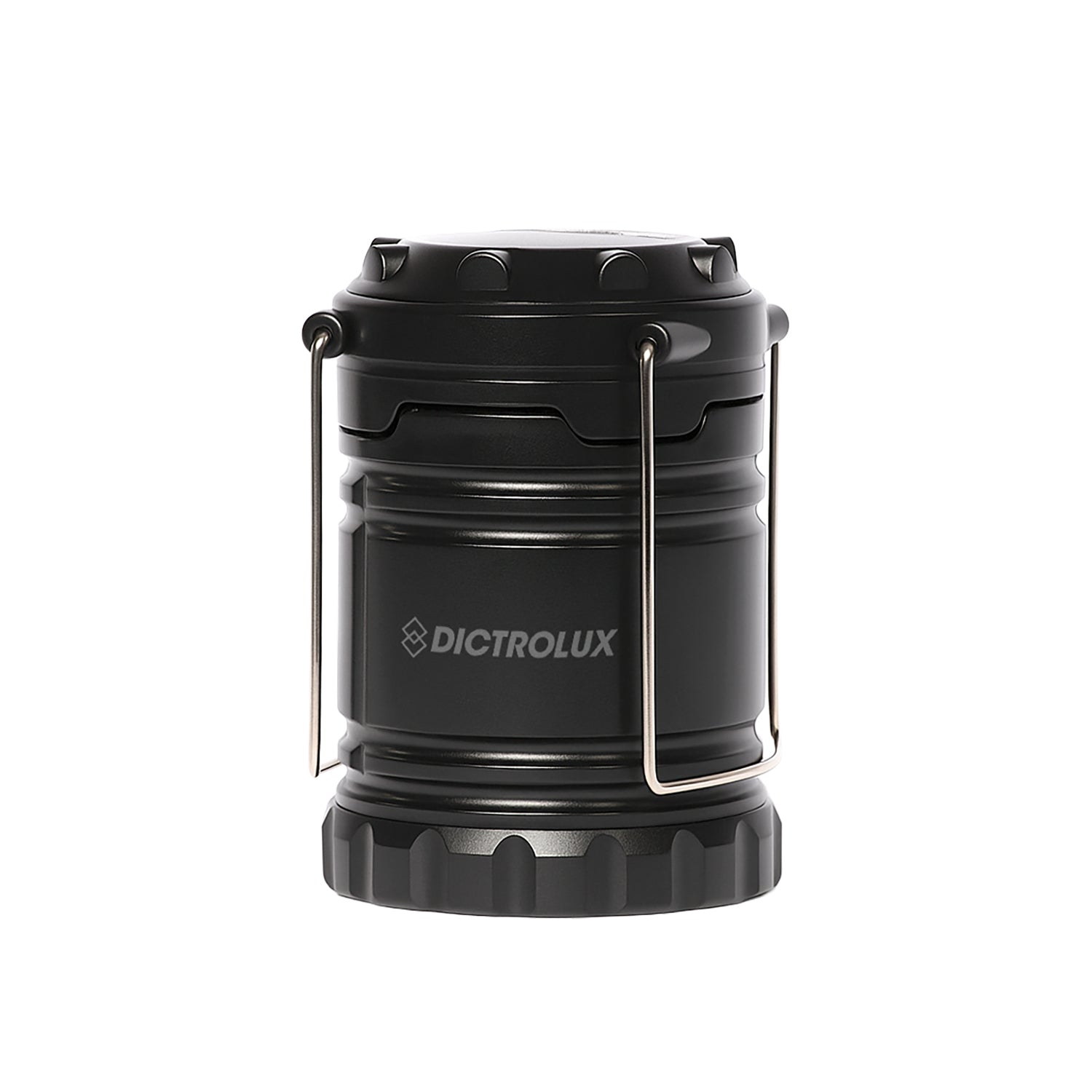 DICTROLUX - Lanterna Portatile da Campeggio 5W 200 Lumen - Luce Fredda 360° Richiudibile