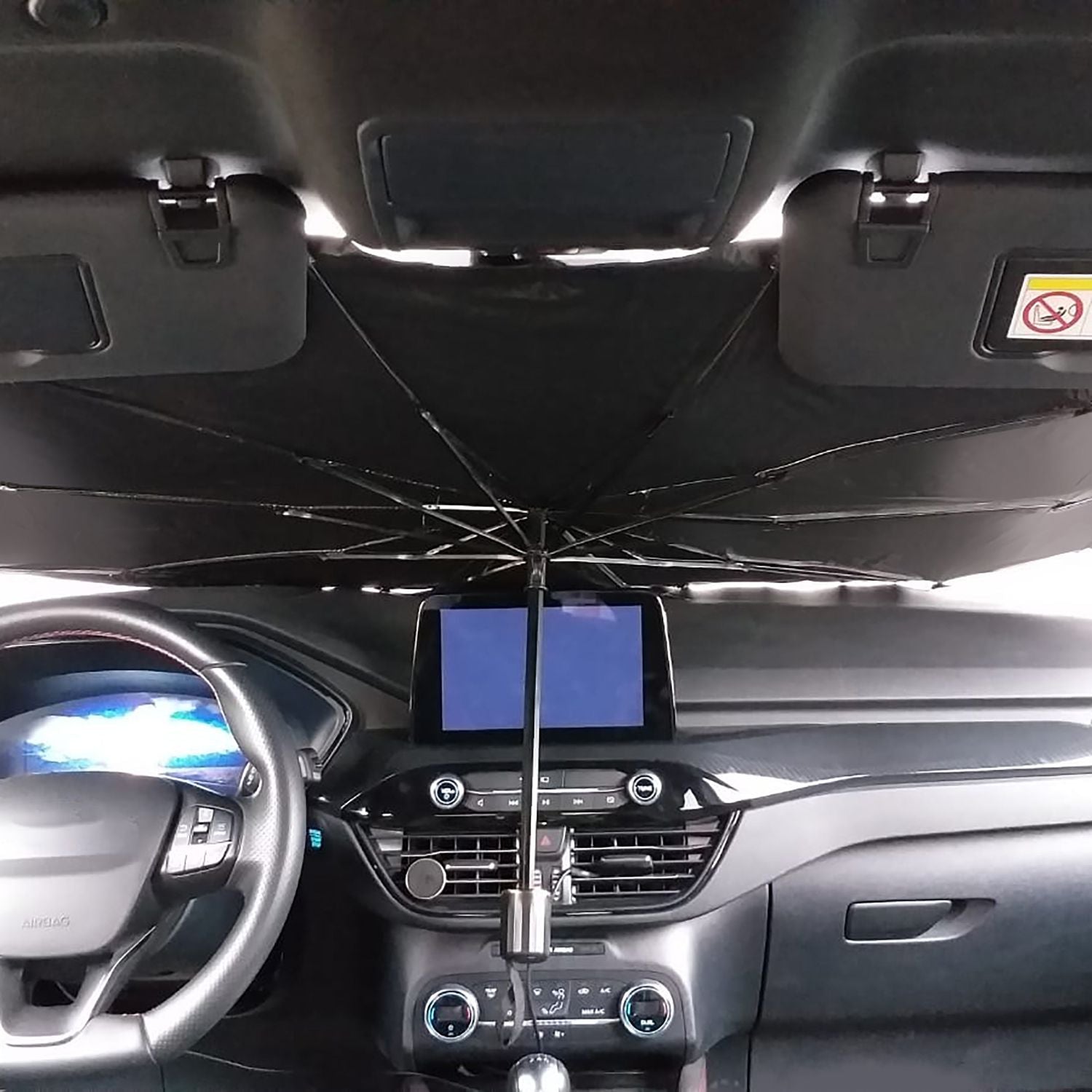 AUTO SPRINT - Parasole Auto Pieghevole ad ombrello 145x79 cm