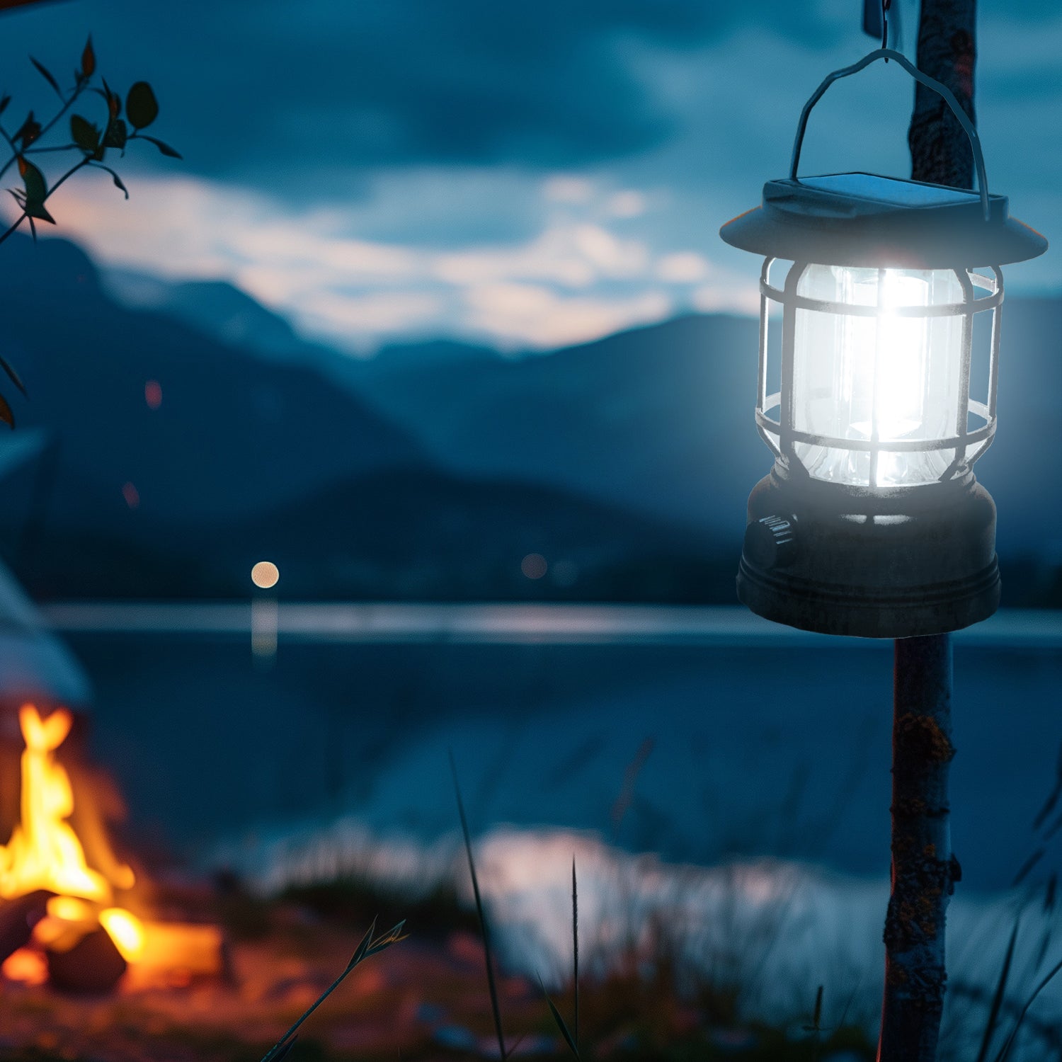 DICTROLUX - Lanterna Solare da Campeggio 5W