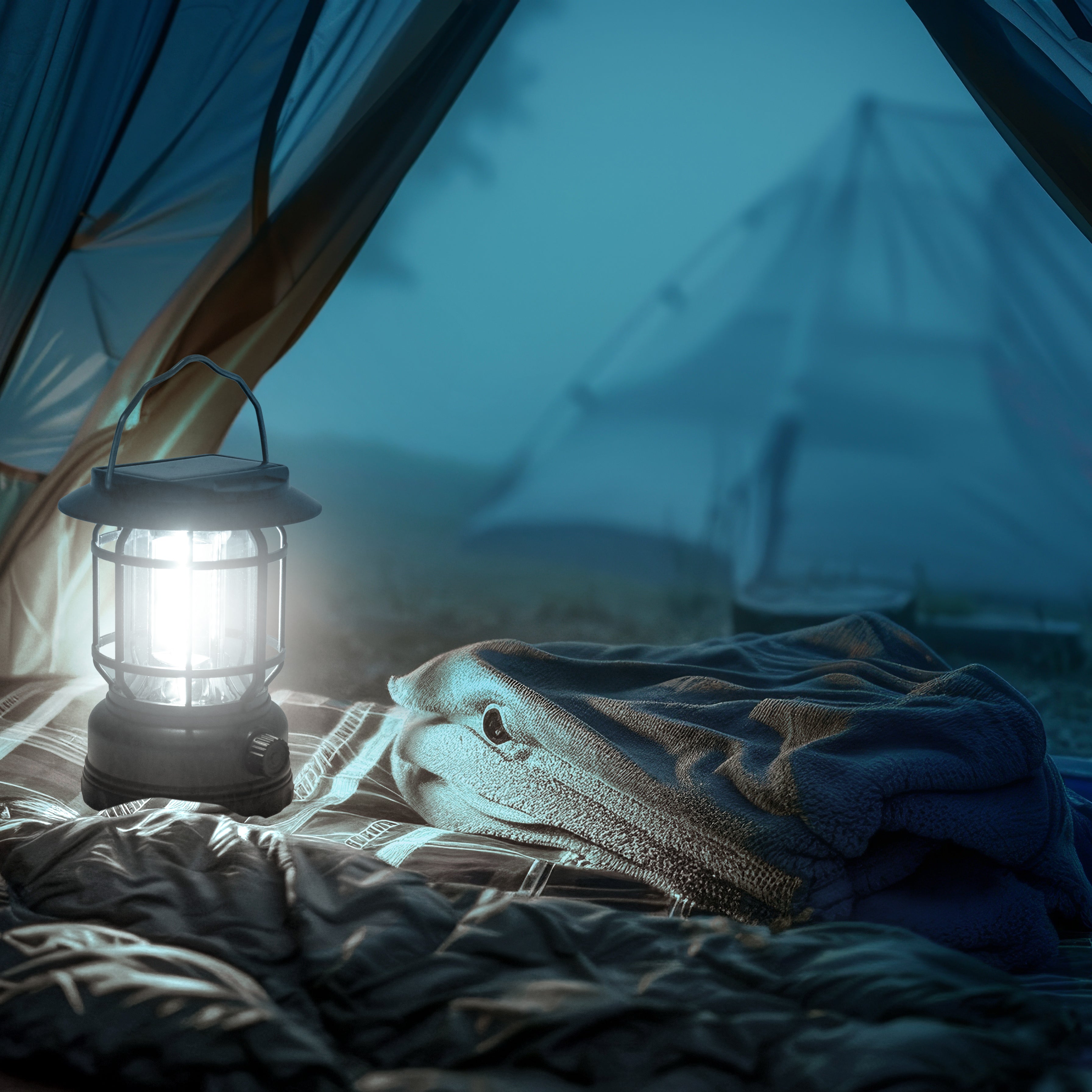 DICTROLUX - Lanterna Solare da Campeggio 5W