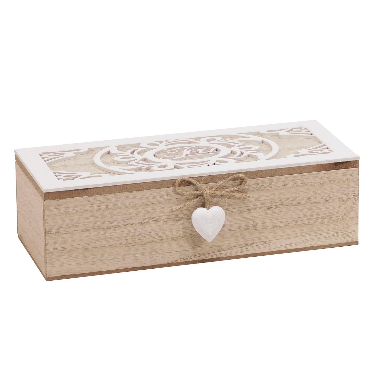 GUSTO CASA - Porta tisane in Mdf 3 scomparti - h7x24x10 cm