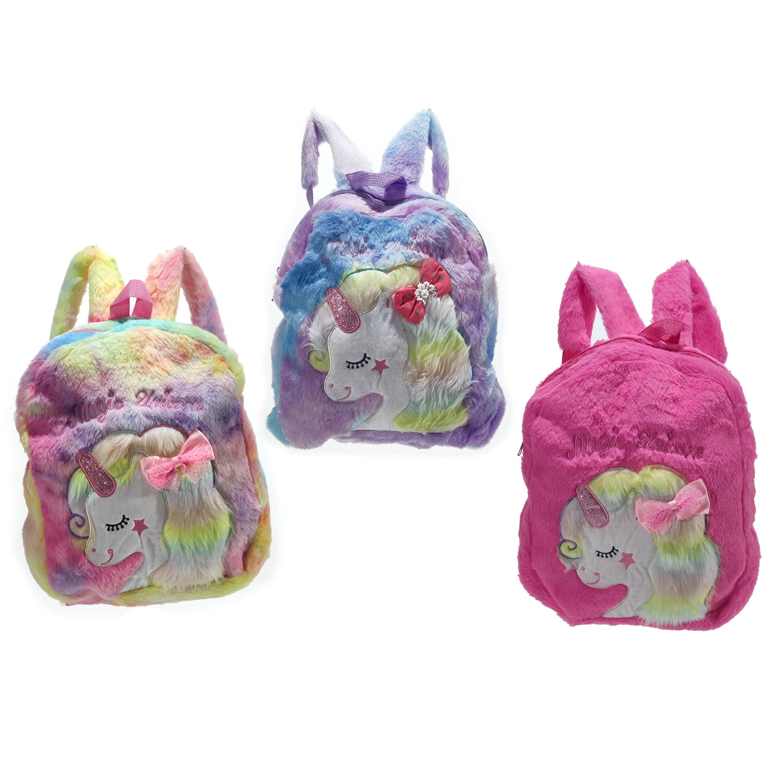 TU GIOCHI - Zainetto Unicorno Peluche h35cm