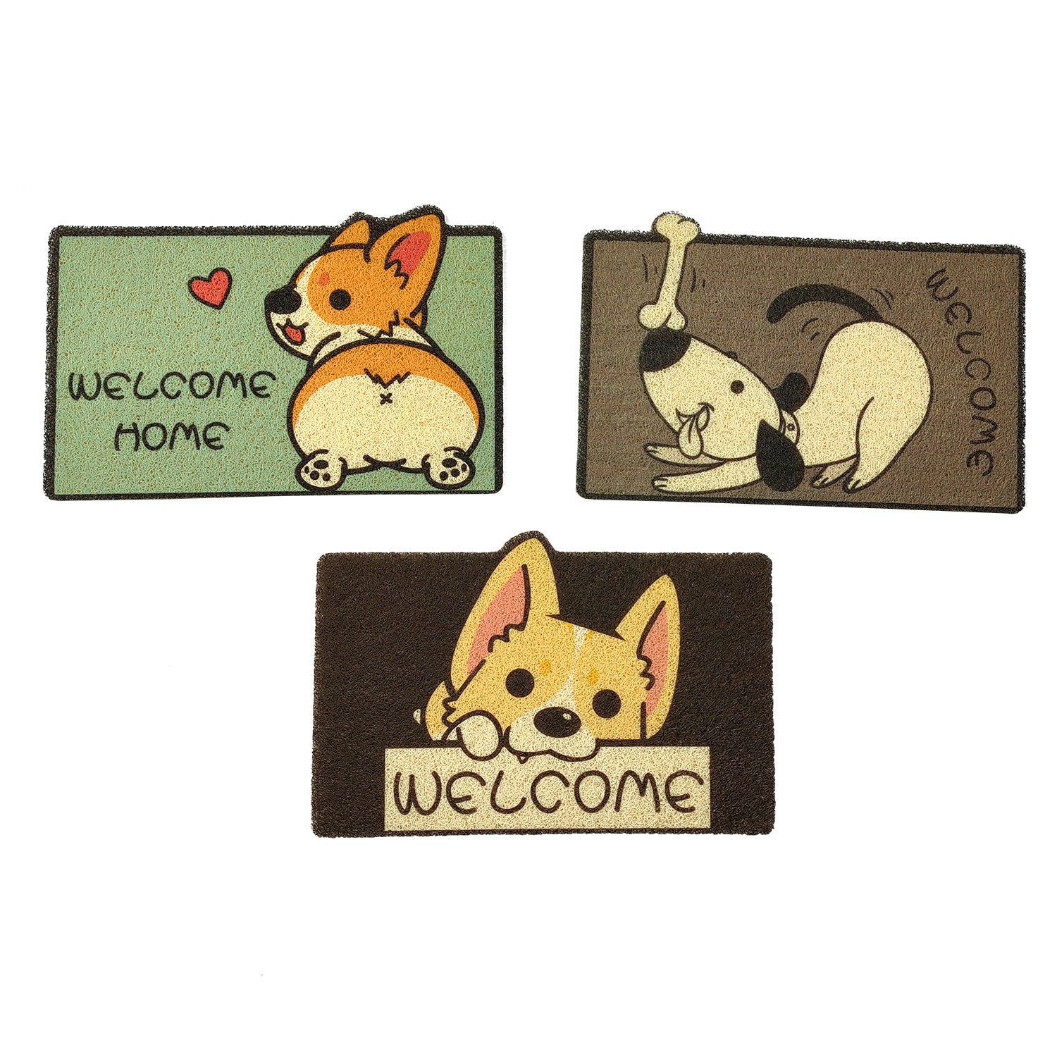 PET SITTER - Tappetino Rettangolare con Animali - 59x39 cm spessore 0,5 cm