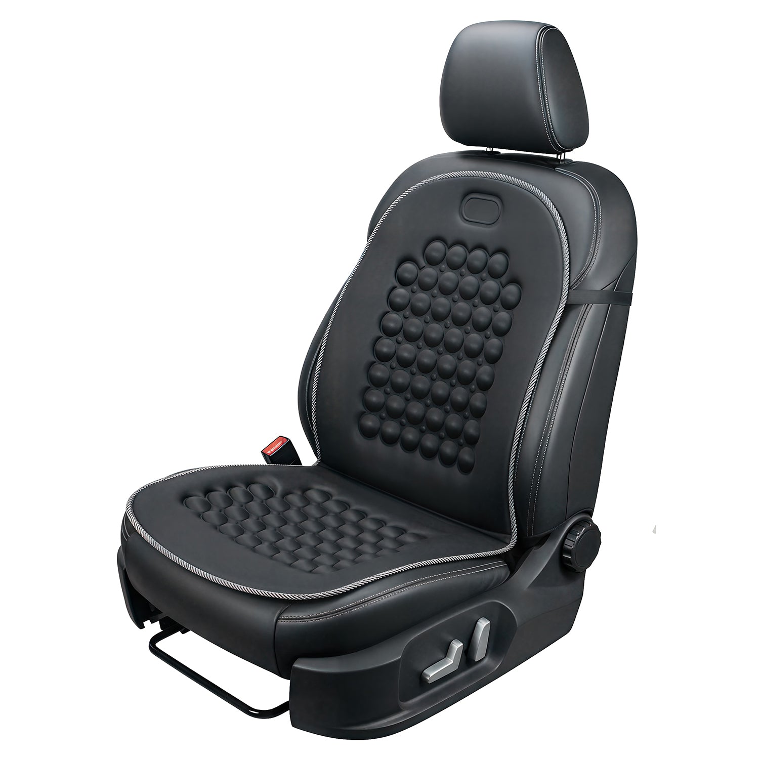 AUTO SPRINT - Coprisedile Auto Universale Nero con Effetto Massaggiante