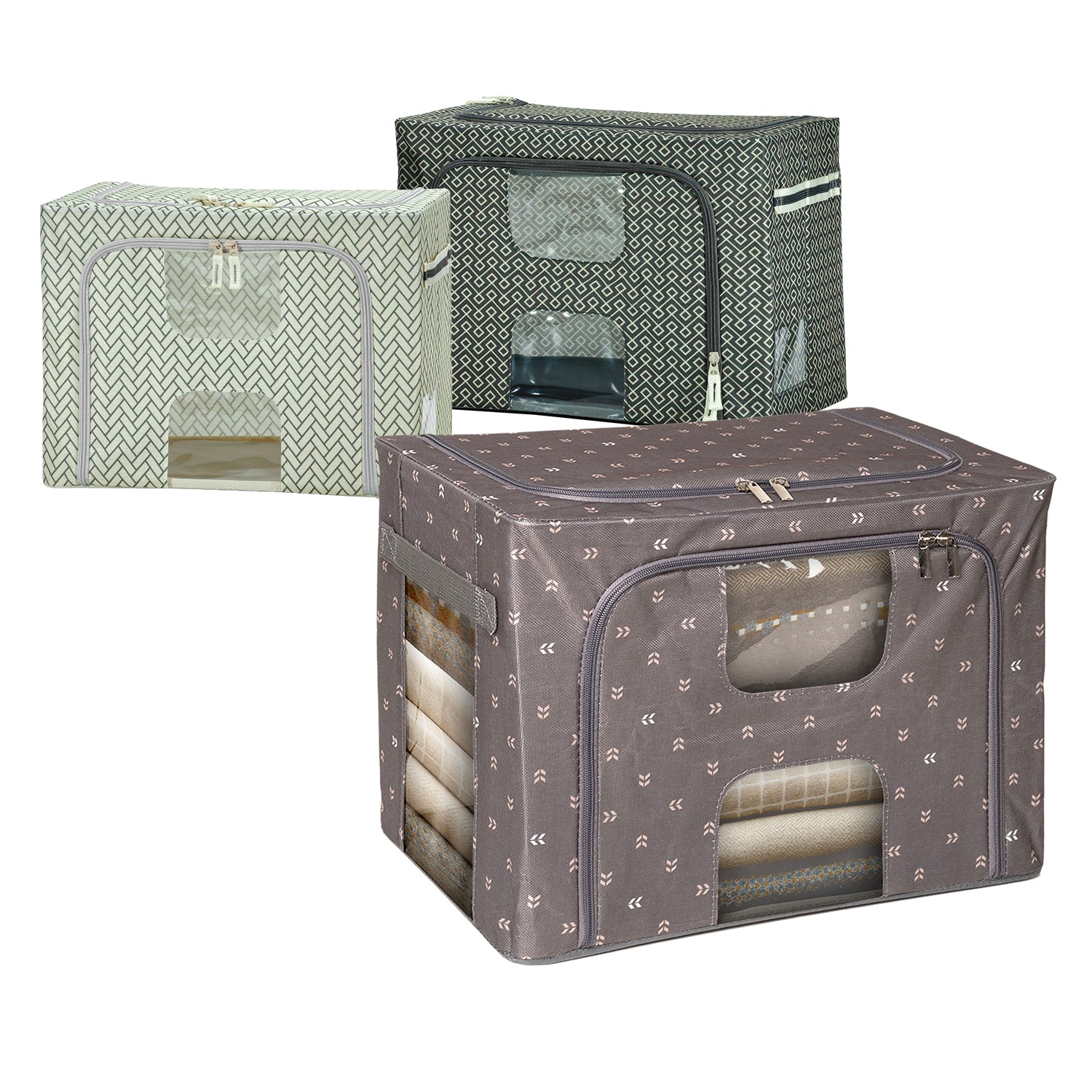 VESTIAMO CASA - Contenitore Armadio Salvaspazio Fantasia h30x40x25 cm