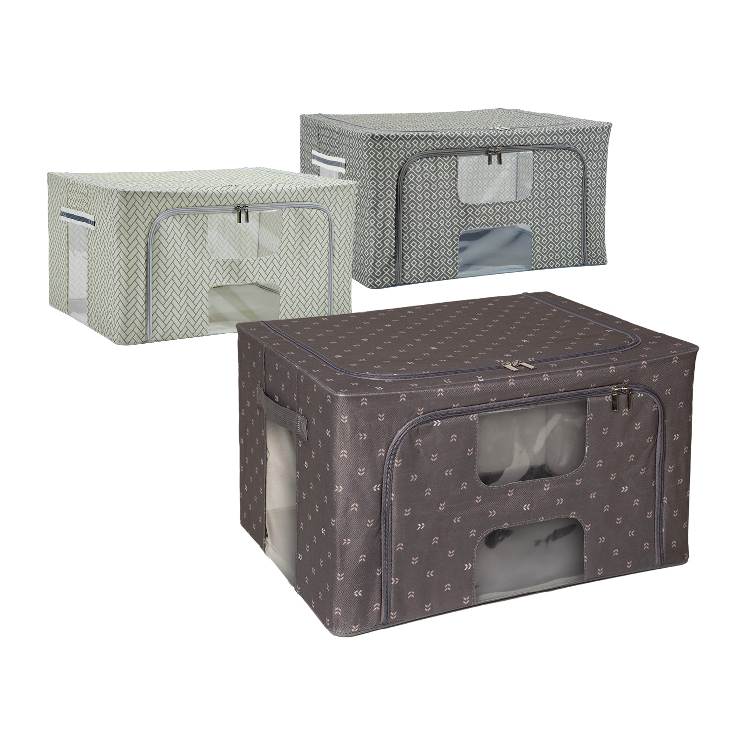 VESTIAMO CASA - Contenitore Armadio Salvaspazio Fantasia h28x50x40 cm