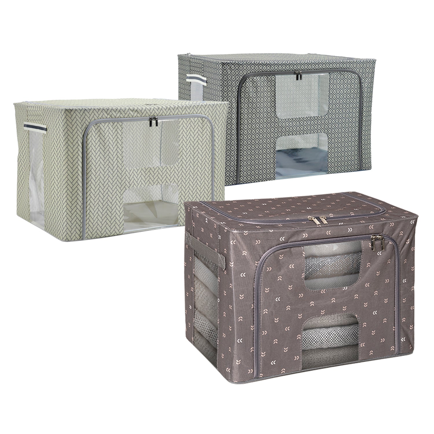 VESTIAMO CASA - Contenitore Armadio Salvaspazio Fantasia h40x60x42 cm