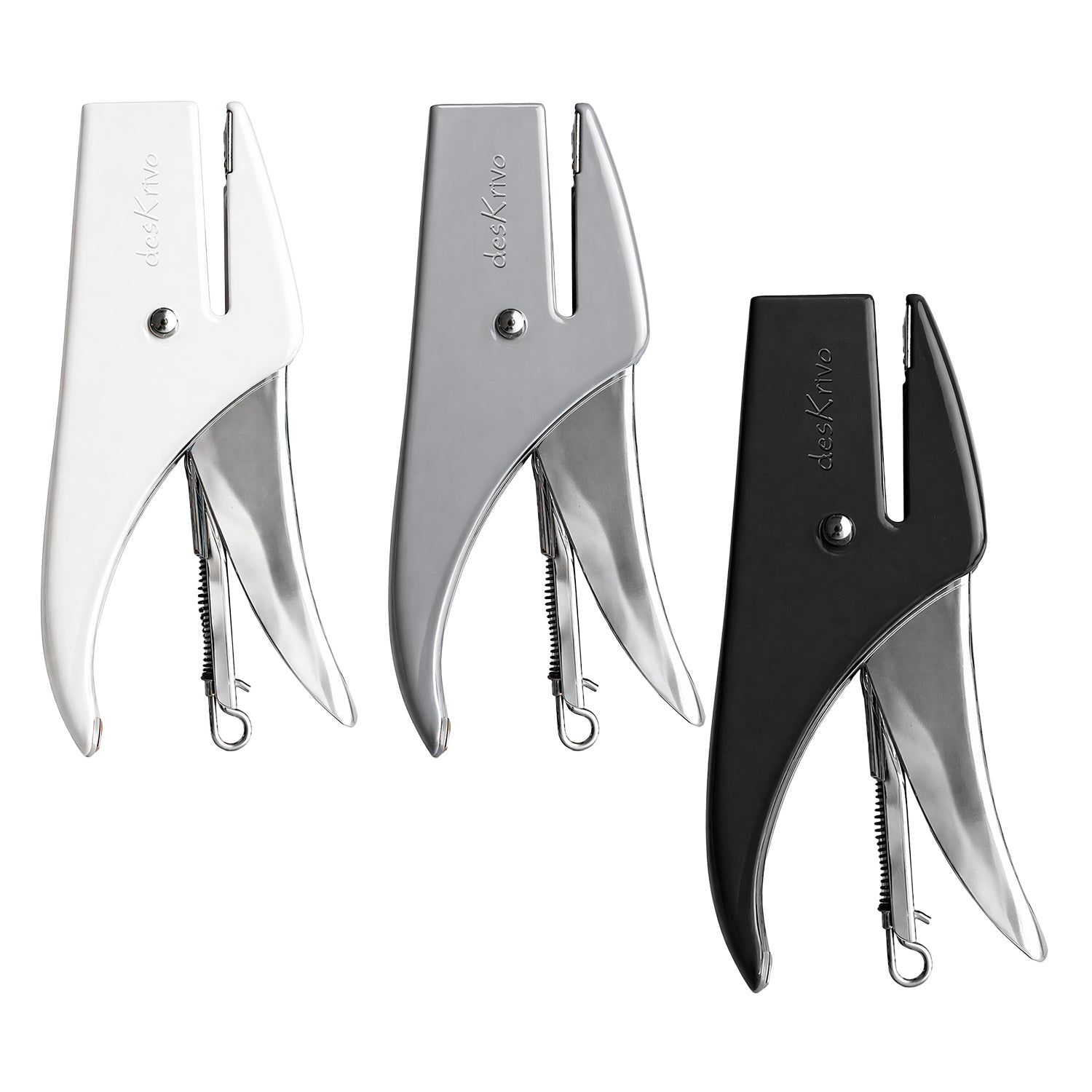 DESKRIVO - Cucitrice a Pinza in Metallo 6/4 con 1000 Punti Metallici