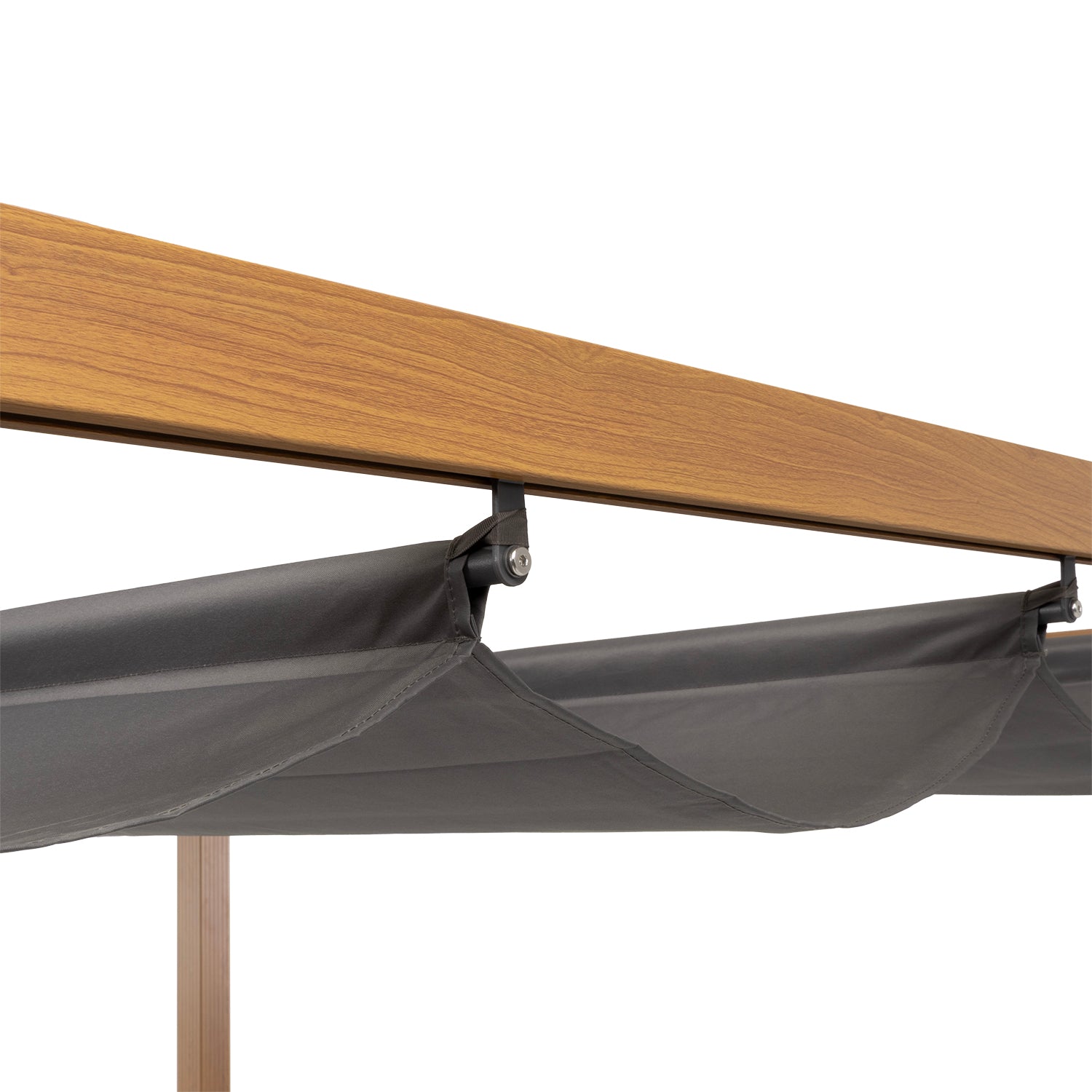 VESTIAMO CASA GIARDINO - Pergola da Giardino con Telo Retrattile Antracite 3x3 metri