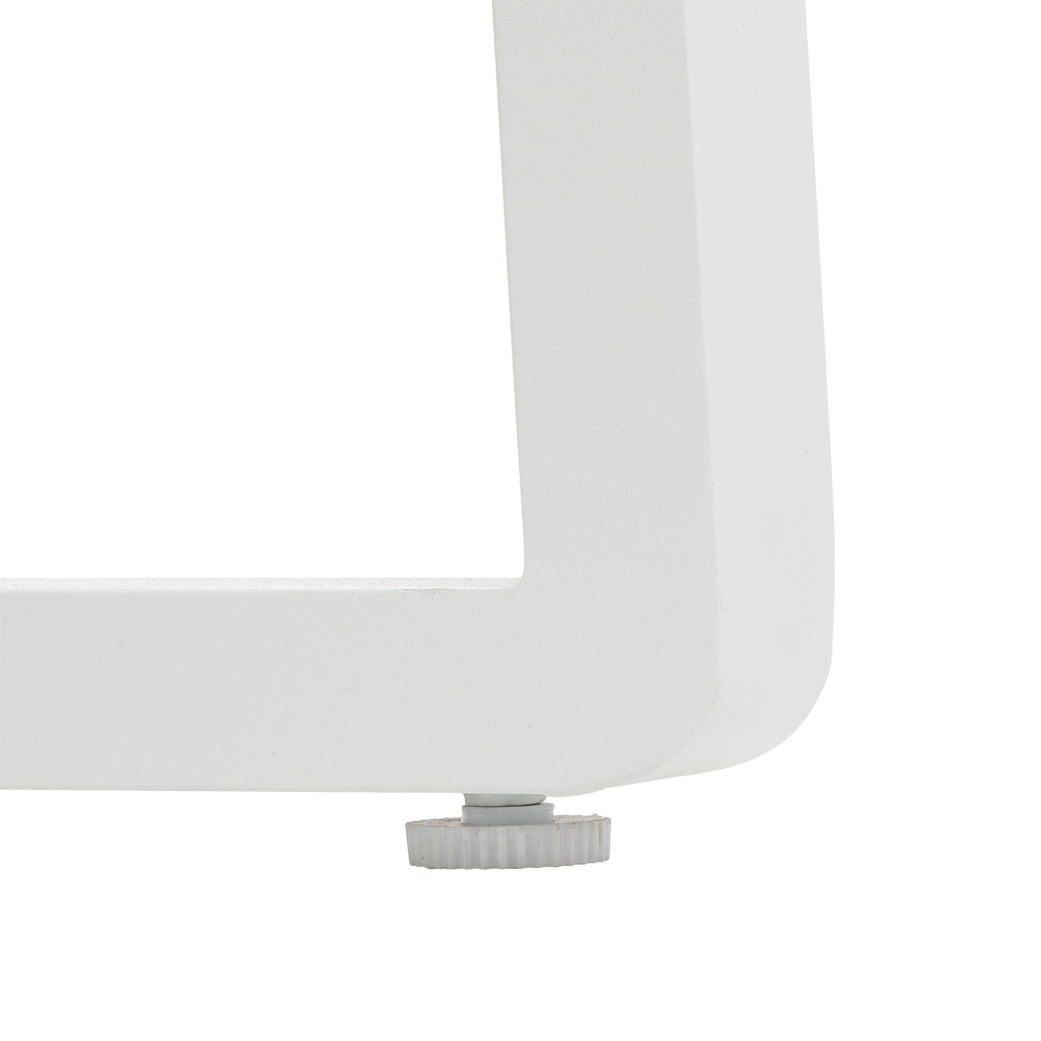 VESTIAMO CASA GIARDINO - Set da giardino 4 pezzi Struttura in Alluminio Bianco, braccioli in Polywood e cuscini Beige