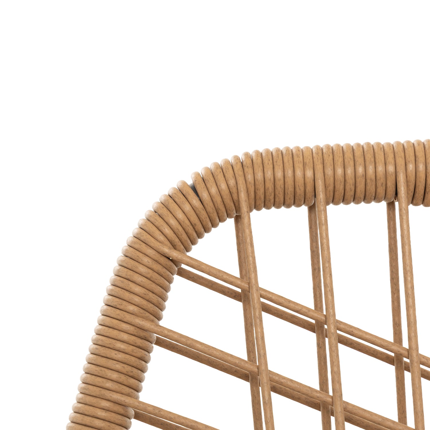 VESTIAMO CASA GIARDINO - Set da giardino 4 pezzi Struttura in Acciaio, con Intreccio in fibra sintetica effetto rattan Beige e Top in Vetro, cuscini inclusi